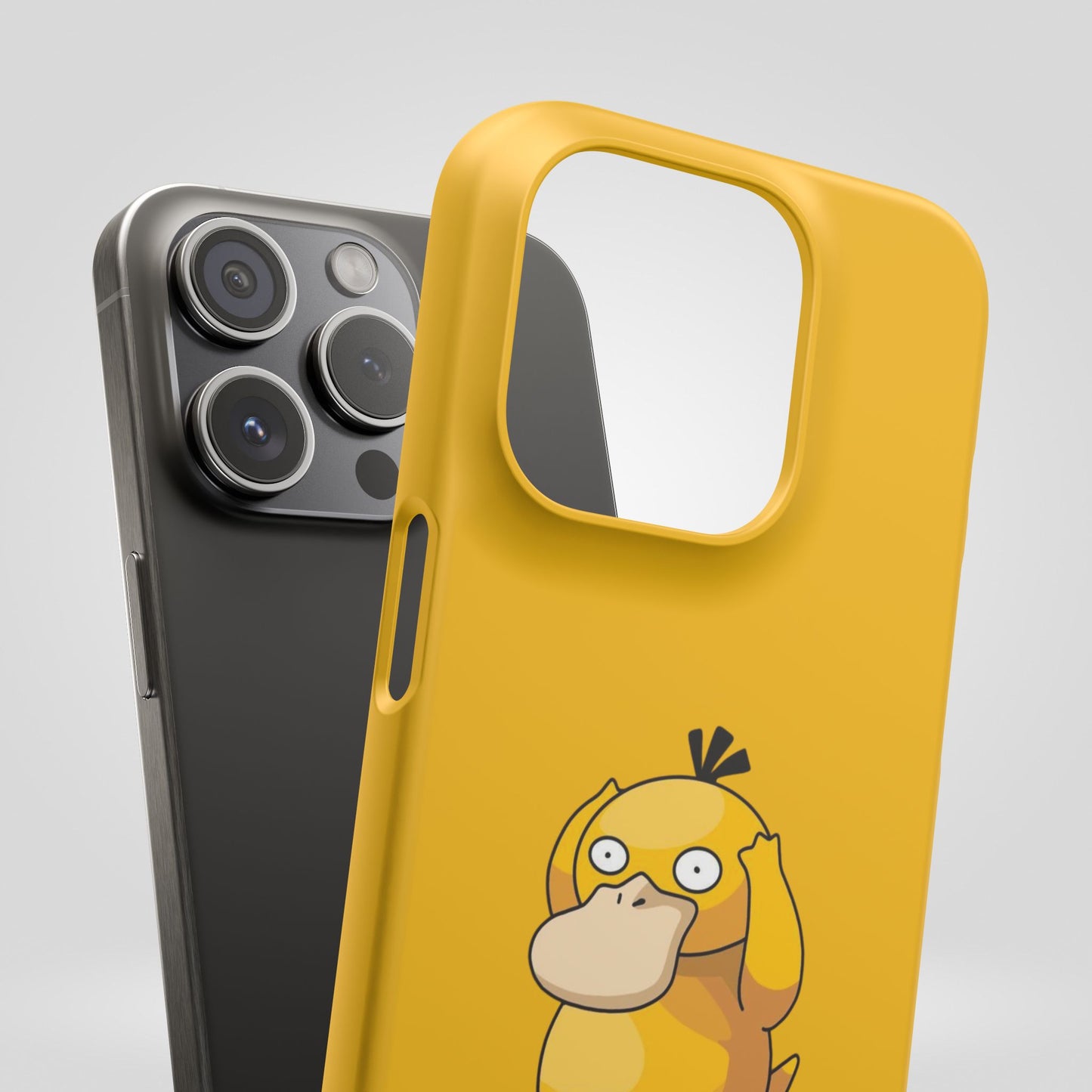 Psyduck Pokemon Snap Phone Cases, Yellow, Cartoon - iPhone, Samsung