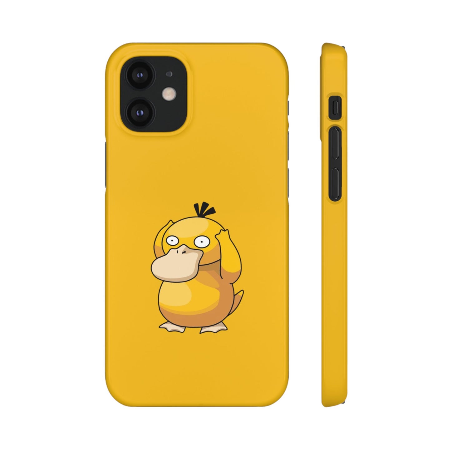 Psyduck Pokemon Snap Phone Cases, Yellow, Cartoon - iPhone, Samsung