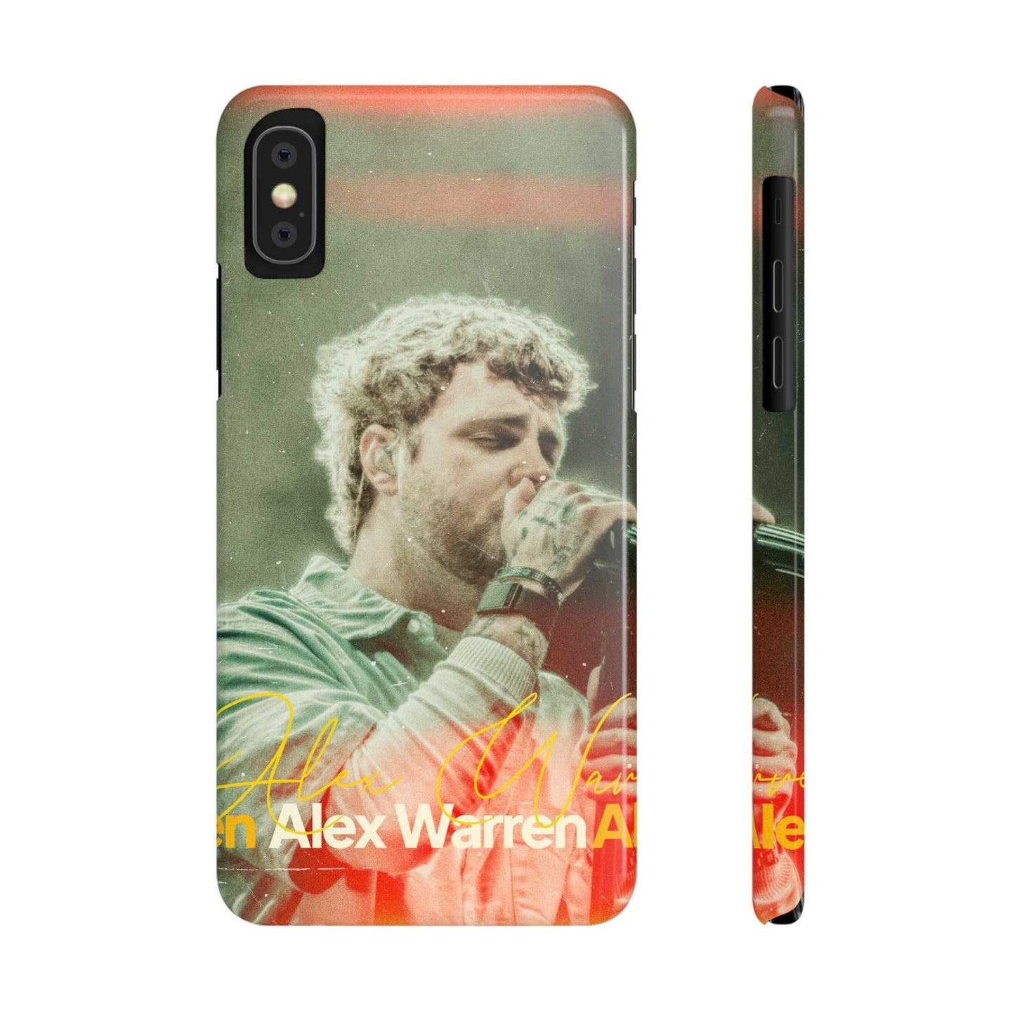 Alex Warren Slim Phone Cases for Lovers, Unique Smartphone Covers, Perfect for Gifting, Concert Enthusiasts.