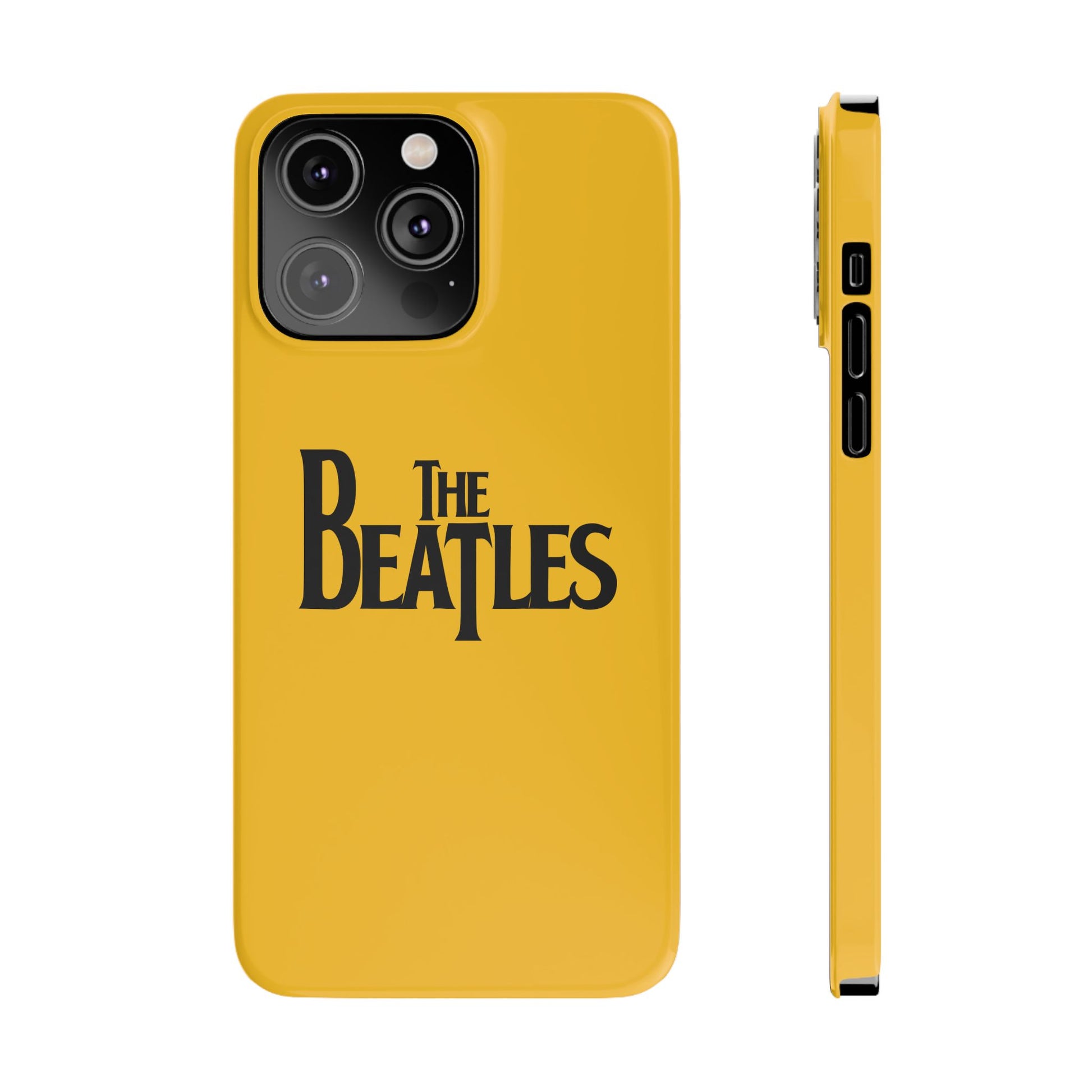 The Beatles Basic Yellow Slim Phone Case - iPhone - Roe Creation