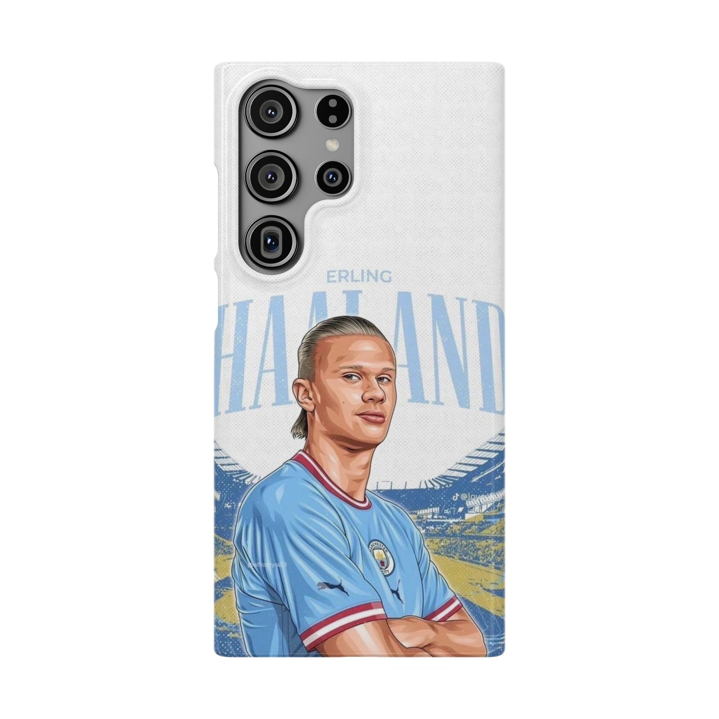 Erling Haaland Snap Case | Personalized Phone Case for Manchester City Fans