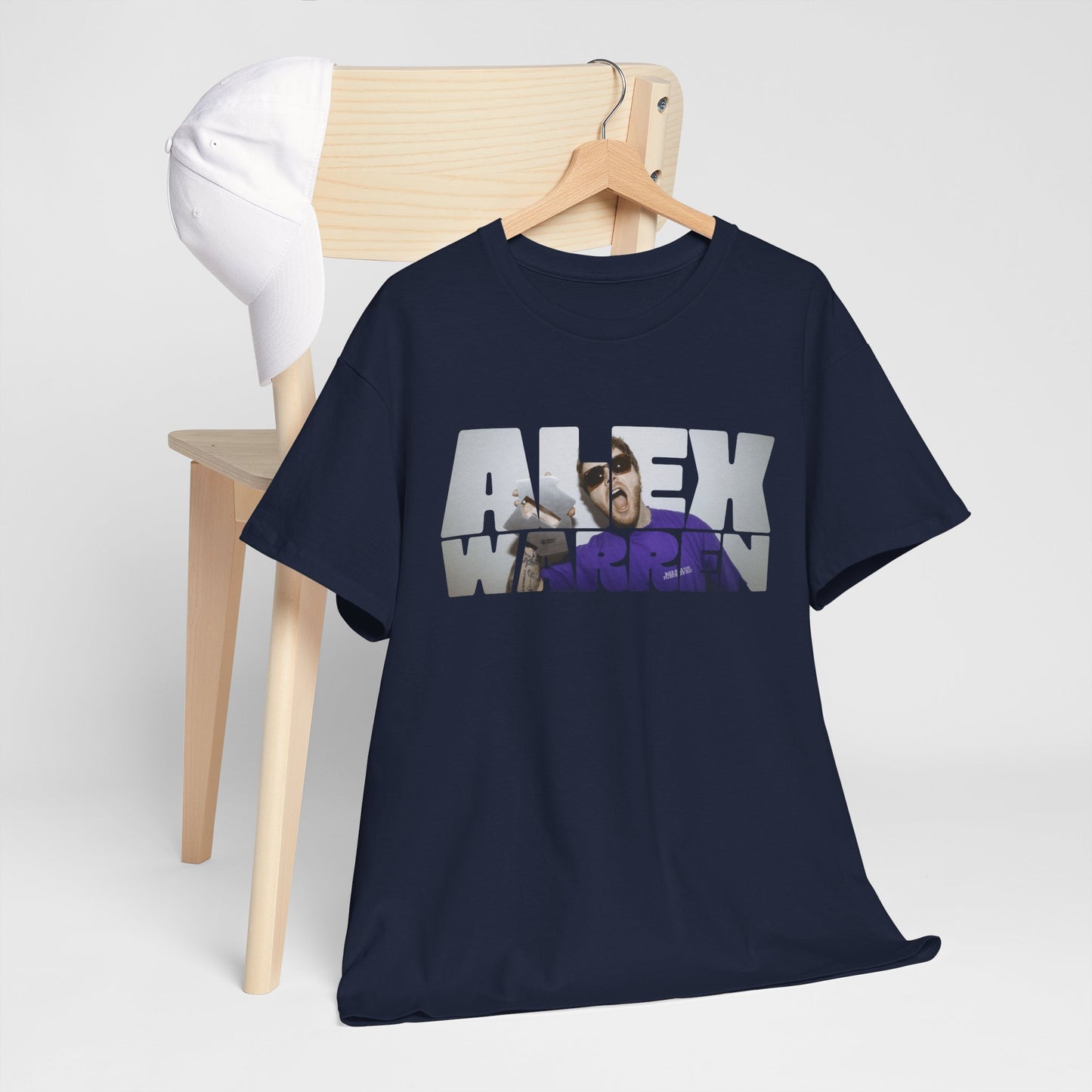 Alex Warren Unisex Heavy Cotton Tee - Casual Graphic Tee for Fans