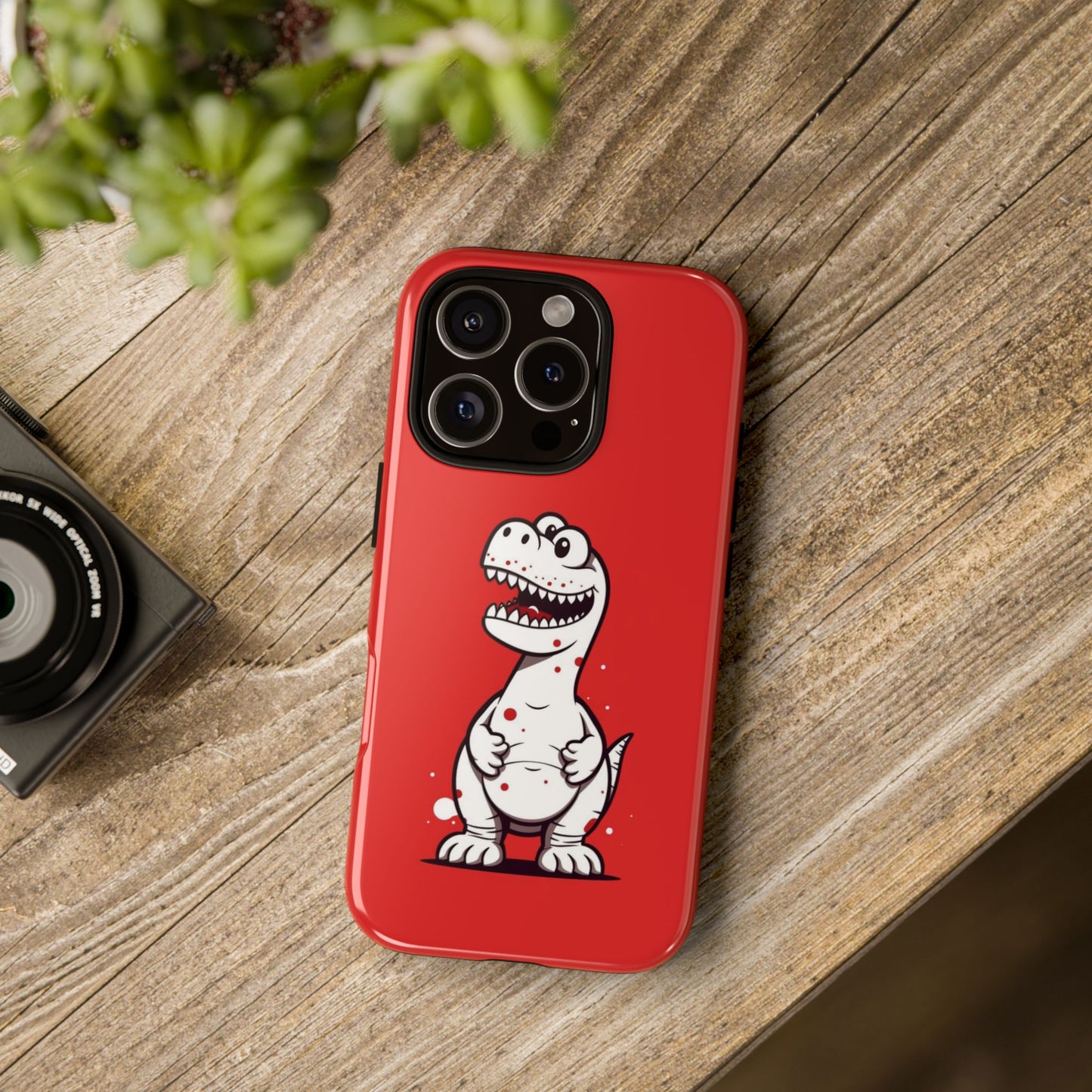 Funny Dinosaur Phone Case - Tough Cases for Kids & Dino Lovers