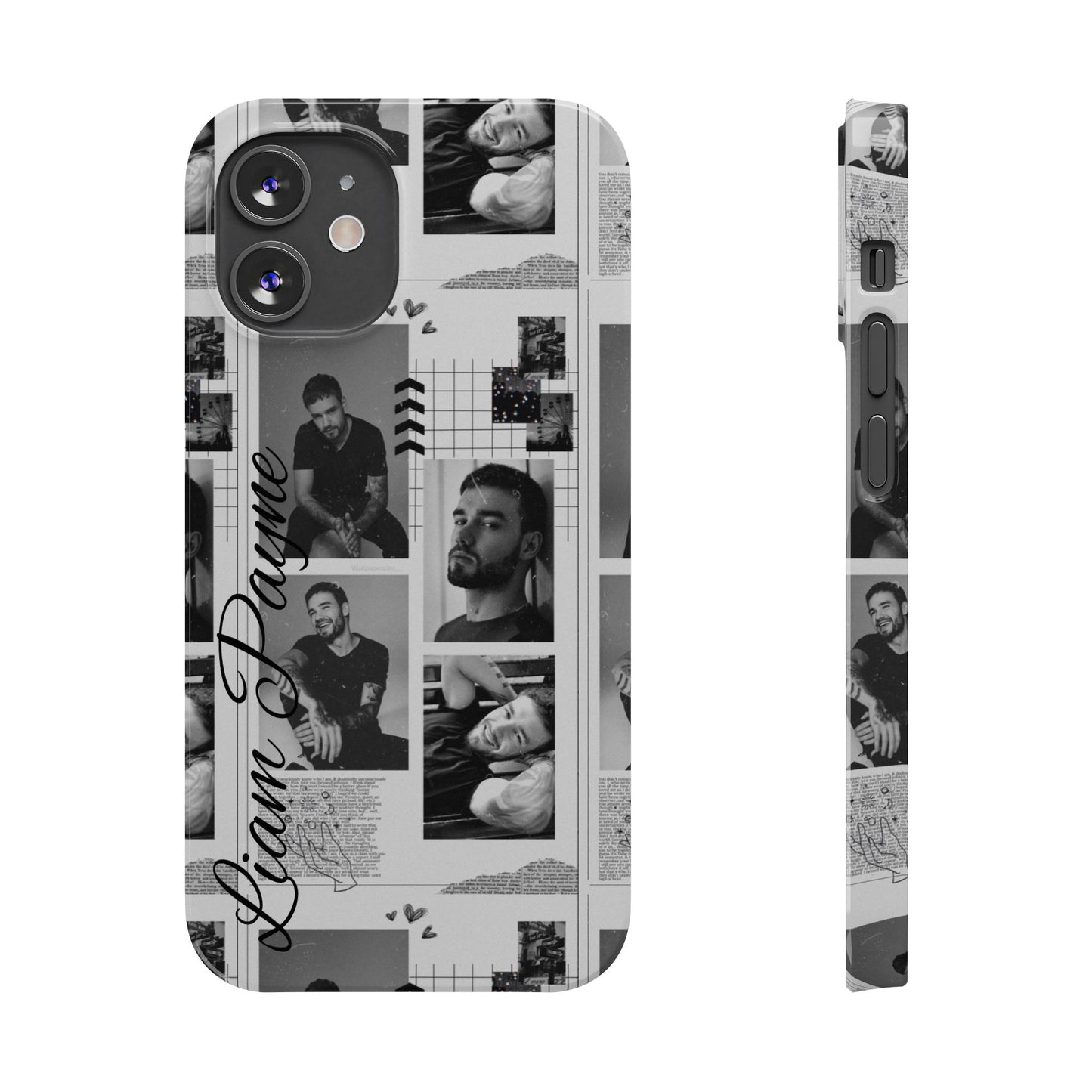 Liam Payne Slim Phone Case - Personalised Collage Design