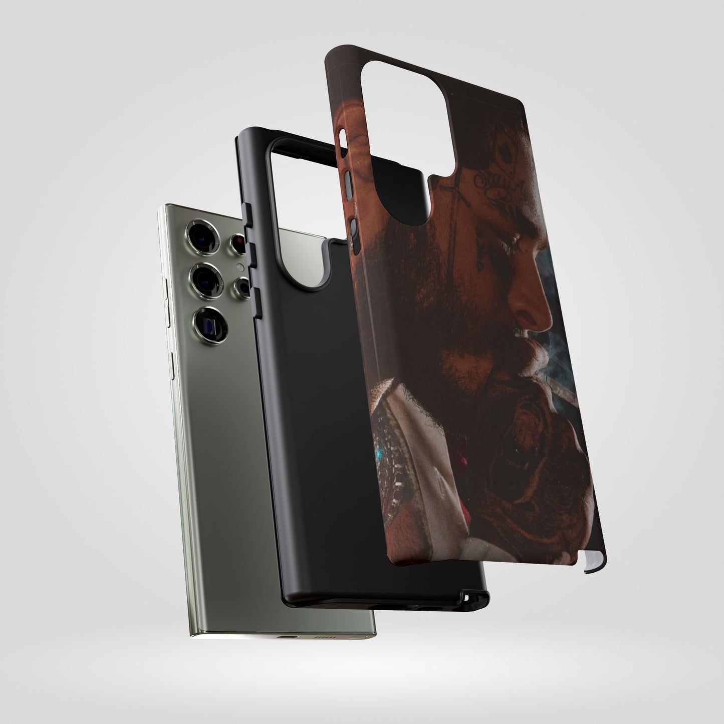 Post Malone Tough Cases for Fans - Artistic Phone Case with Smoky Vibe