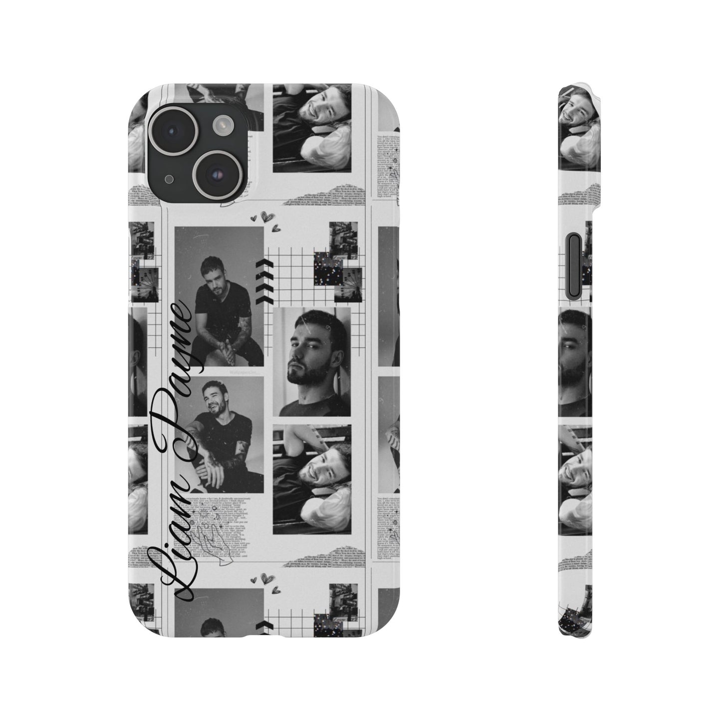 Liam Payne Slim Phone Case - Personalised Collage Design