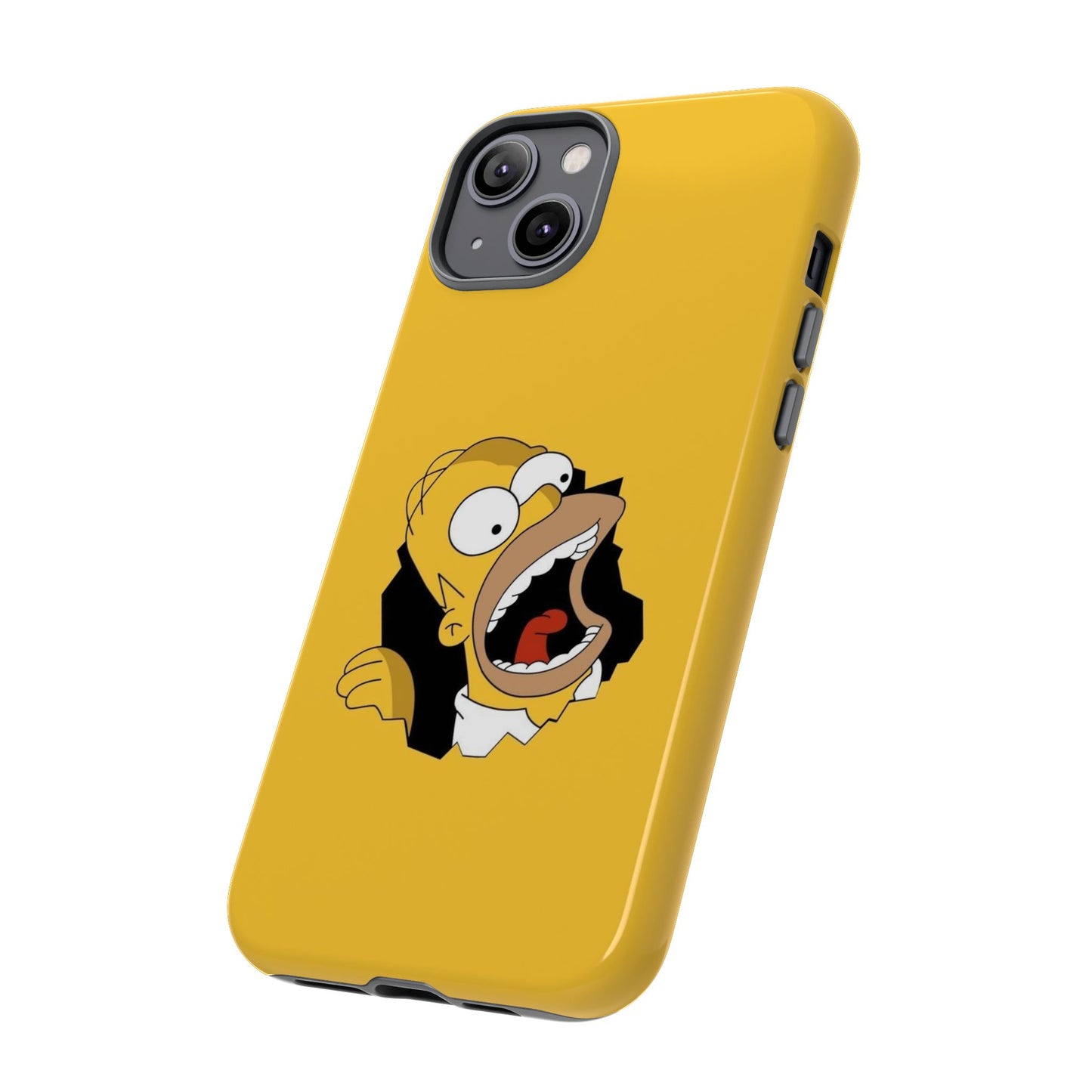Homer Simpson Phone Case - Tough & Stylish Yellow Case for Fans