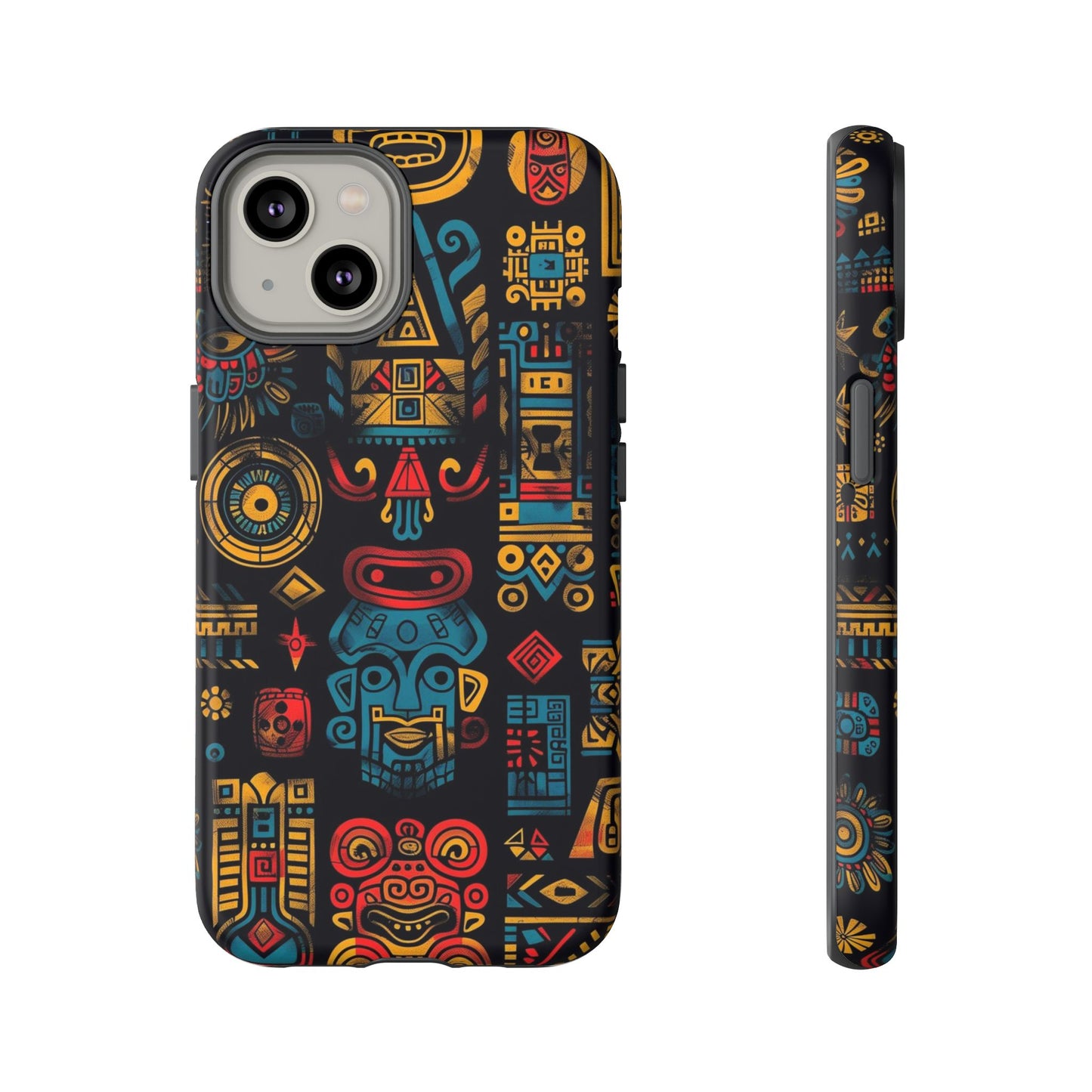Vibrant Aztec iPhone Case - Tough Cases for Unique Style