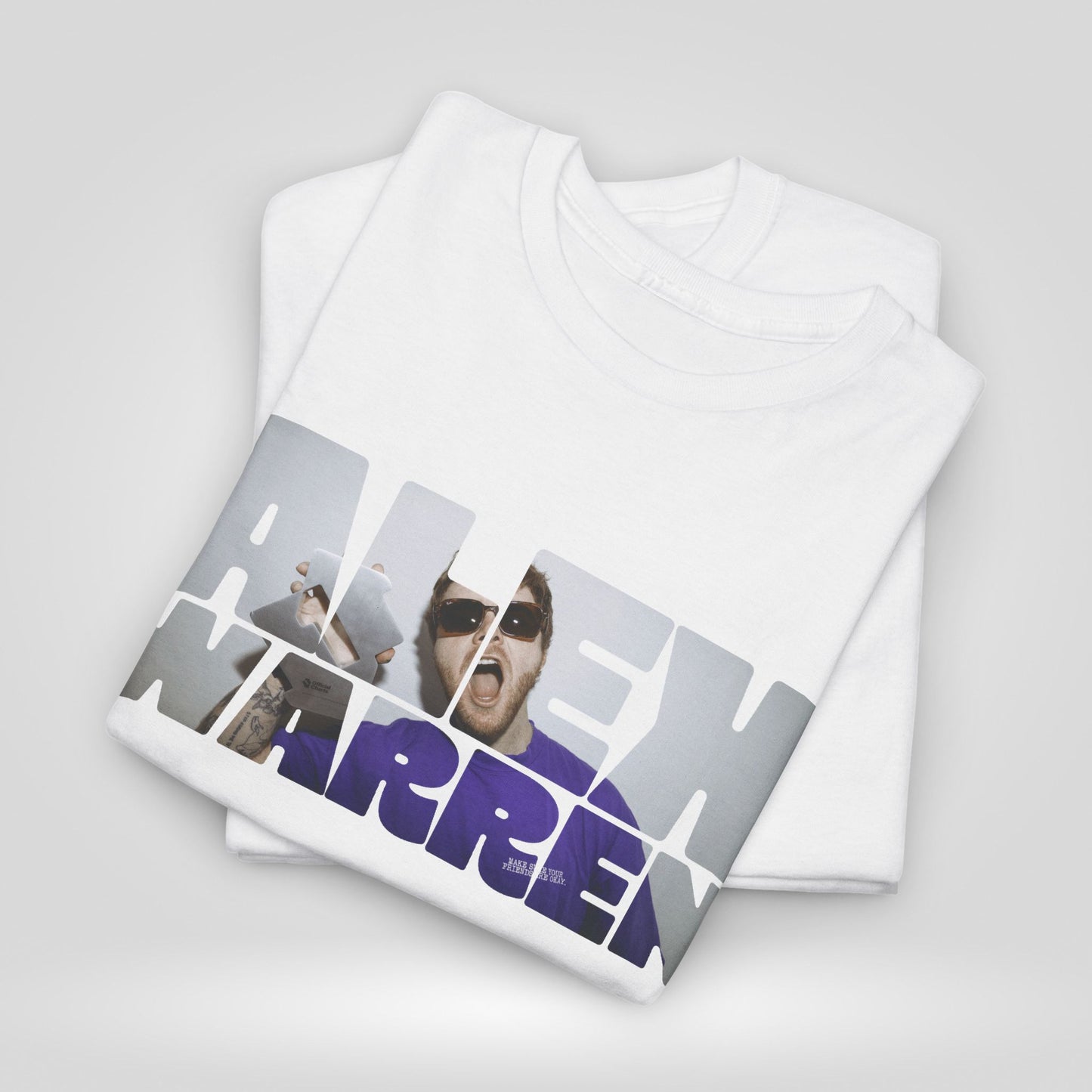 Alex Warren Unisex Heavy Cotton Tee - Casual Graphic Tee for Fans