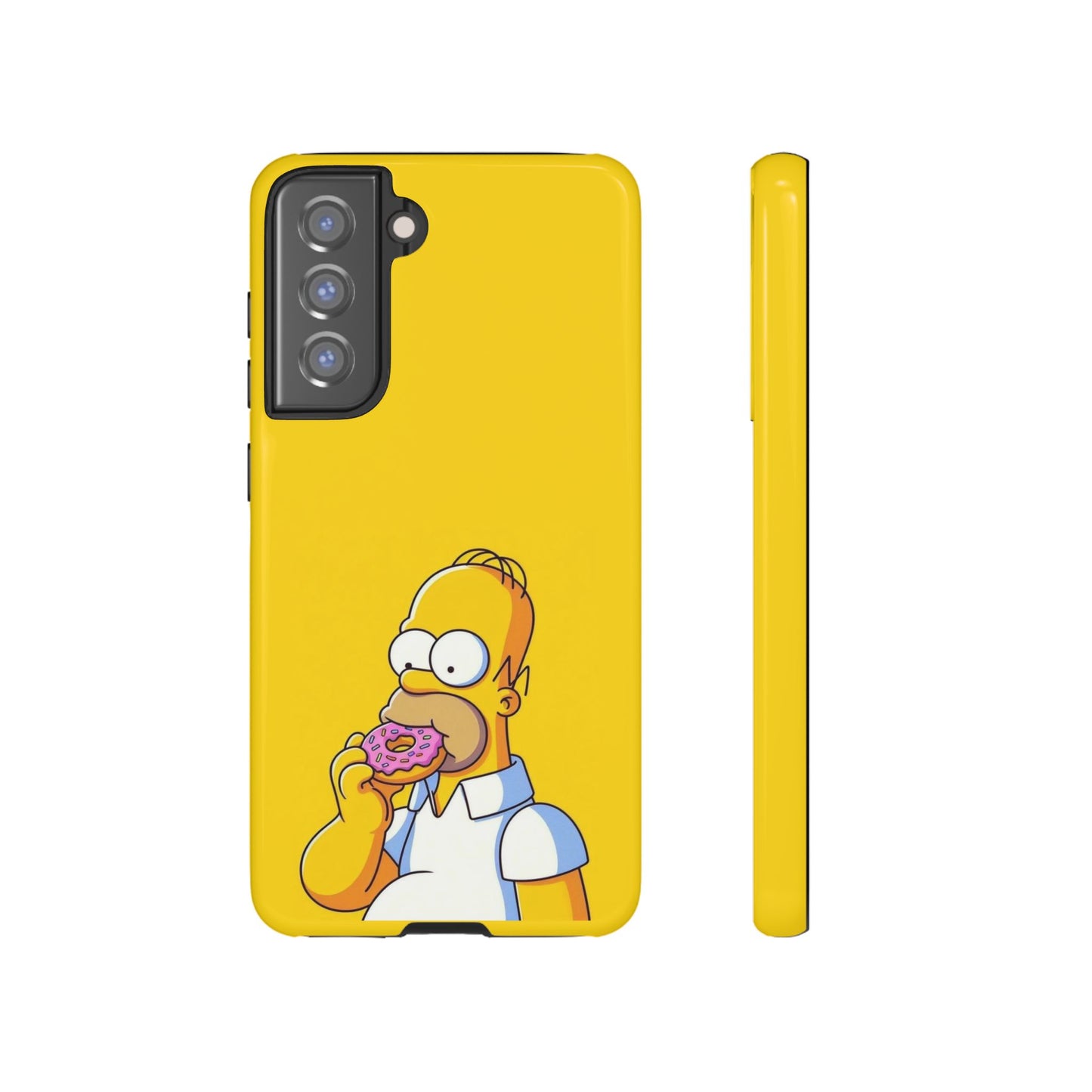 Homer Simpson Phone Case - iPhone, Samsung, Unique Protection for Fans, Cartoon Phone Cover, Gift for Simpsons Lovers, Durable Tough Case