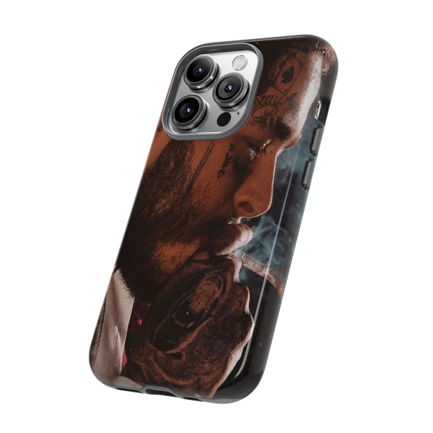 Post Malone Tough Cases for Fans - Artistic Phone Case with Smoky Vibe
