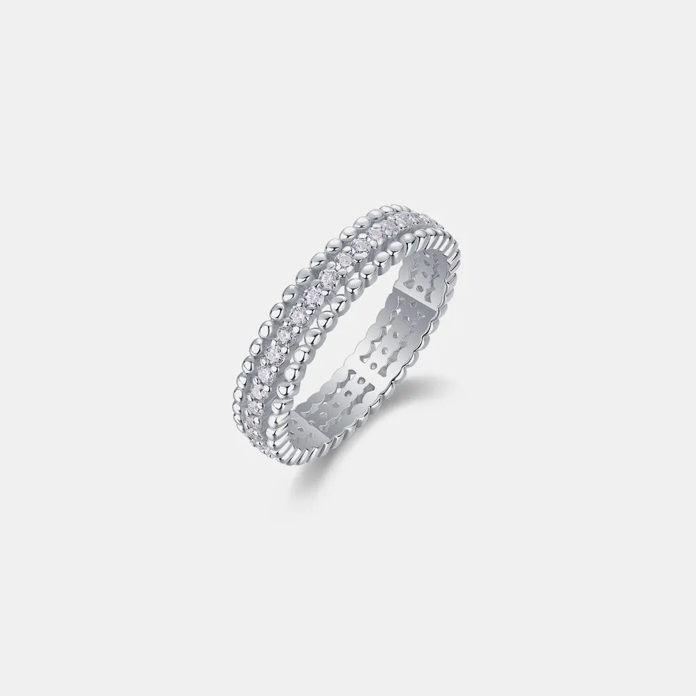 Moissanite 925 Sterling Silver Ring - Roe Creation