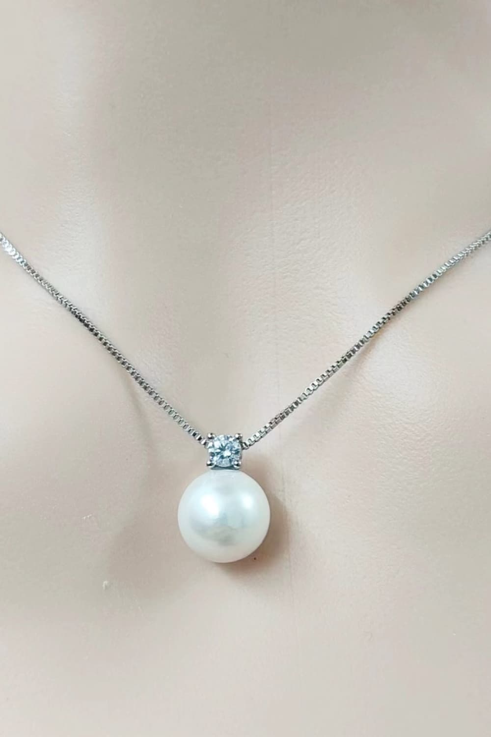 Freshwater Pearl 925 Sterling Silver Necklace - Roe Creation