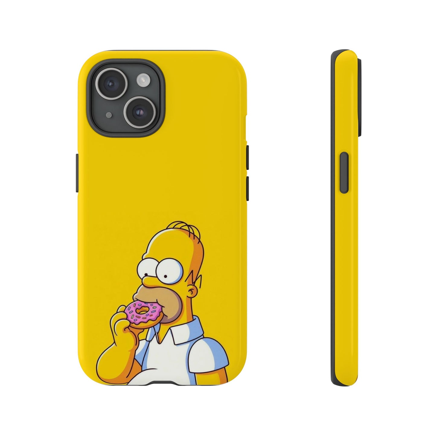 Homer Simpson Phone Case - iPhone, Samsung, Unique Protection for Fans, Cartoon Phone Cover, Gift for Simpsons Lovers, Durable Tough Case
