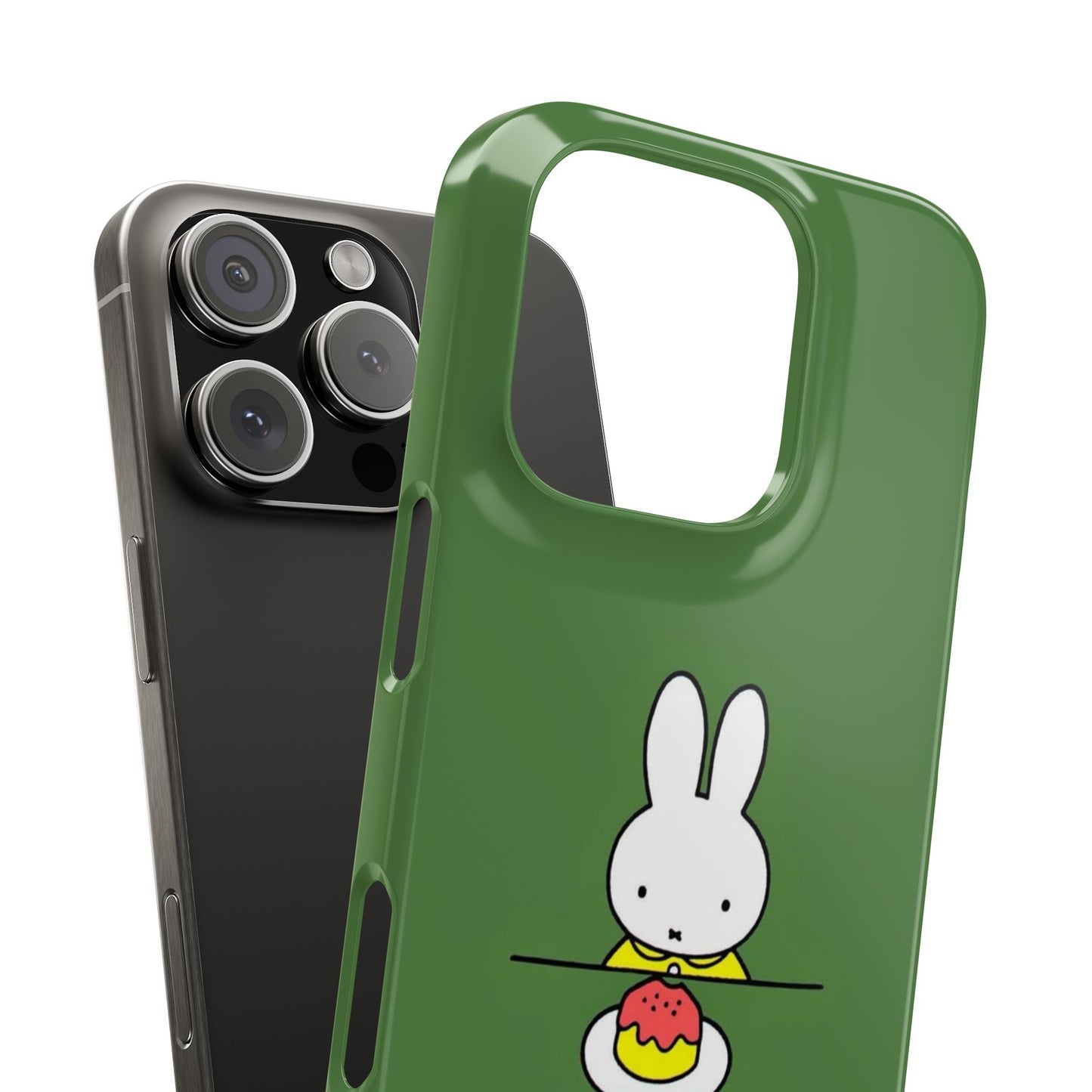 Miffy Phone Case, Snap Case, Green Miffy - iPhone, Samsung