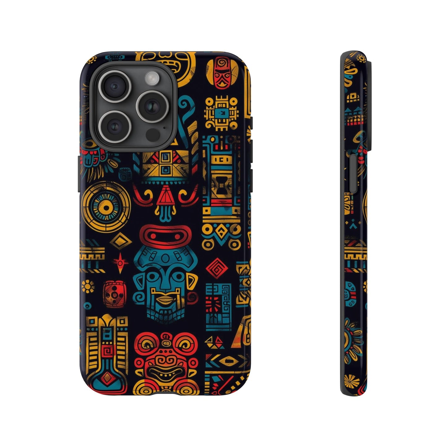 Vibrant Aztec iPhone Case - Tough Cases for Unique Style