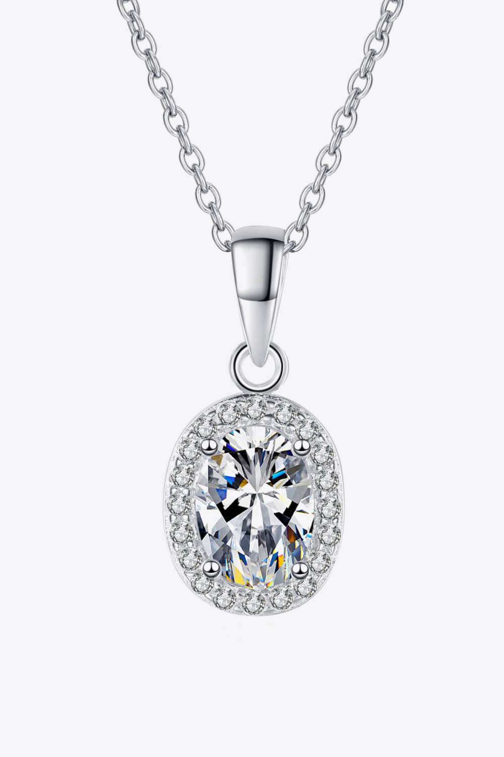 Be The One 1 Carat Moissanite Pendant Necklace - Roe Creation