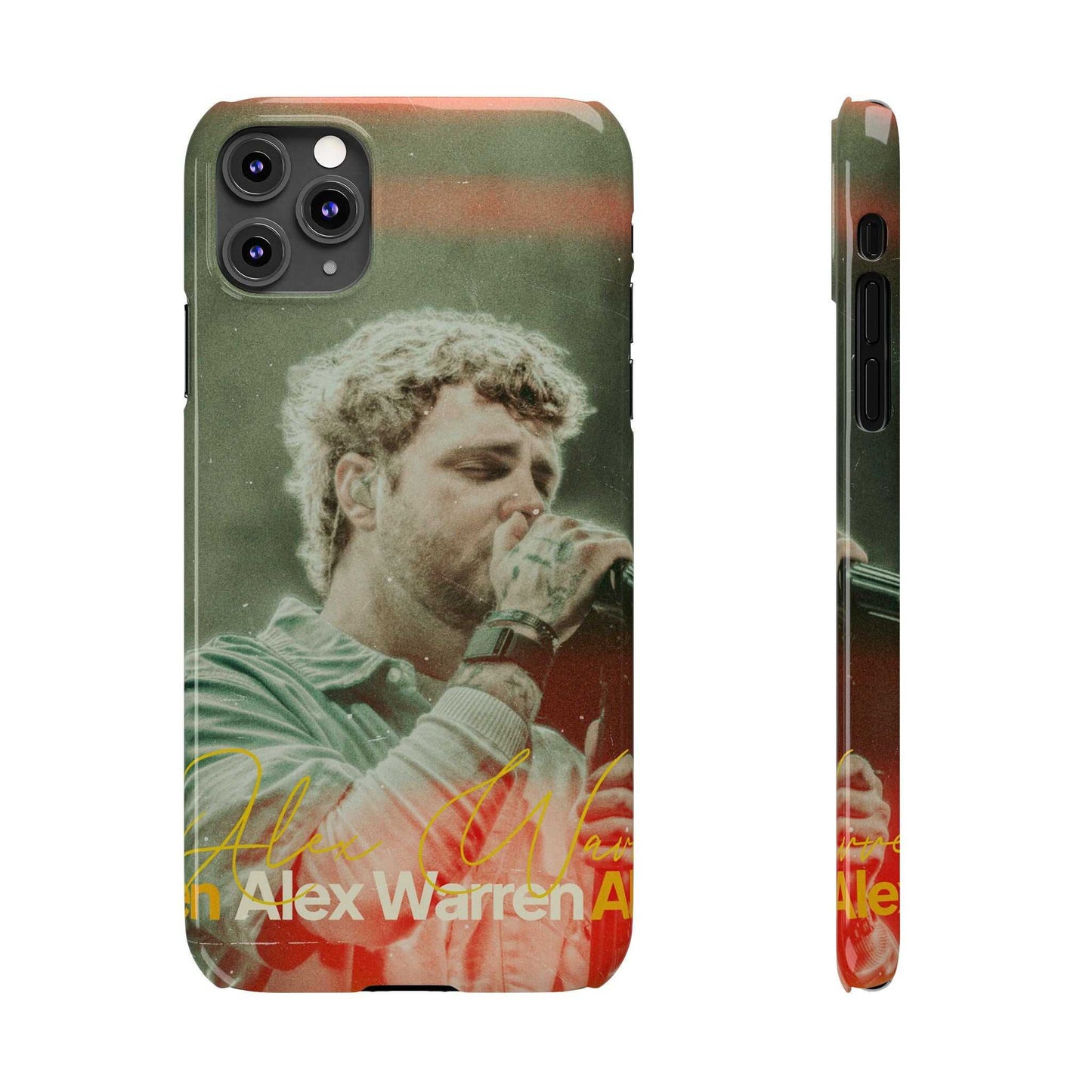 Alex Warren Slim Phone Cases for Lovers, Unique Smartphone Covers, Perfect for Gifting, Concert Enthusiasts.