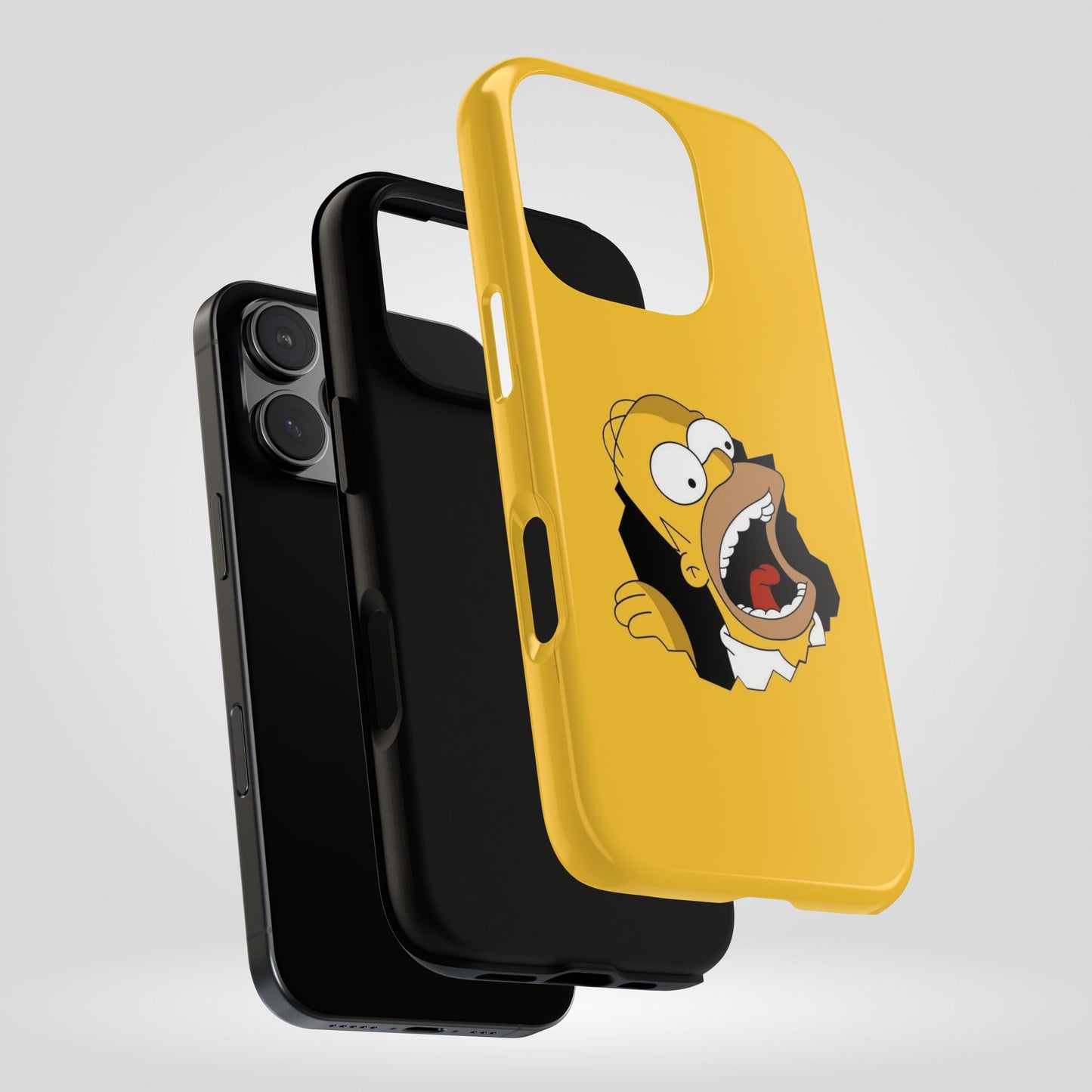 Homer Simpson Phone Case - Tough & Stylish Yellow Case for Fans