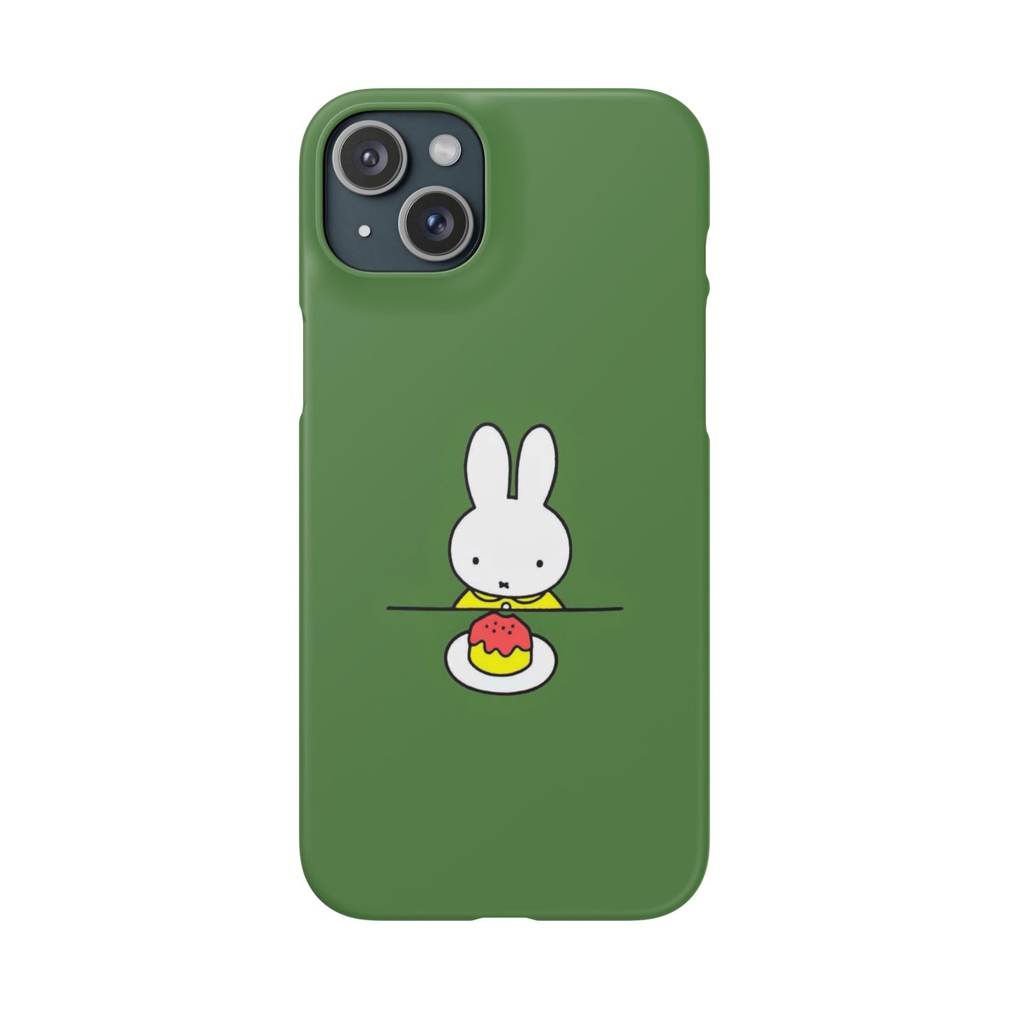 Miffy Phone Case, Snap Case, Green Miffy - iPhone, Samsung