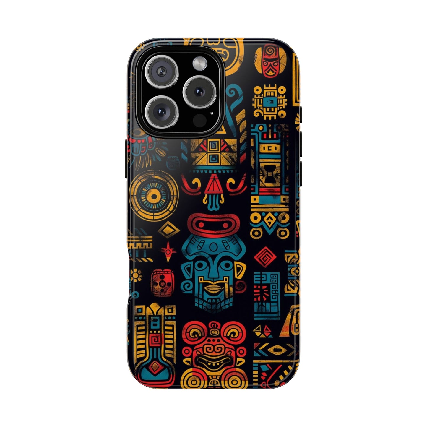 Vibrant Aztec iPhone Case - Tough Cases for Unique Style