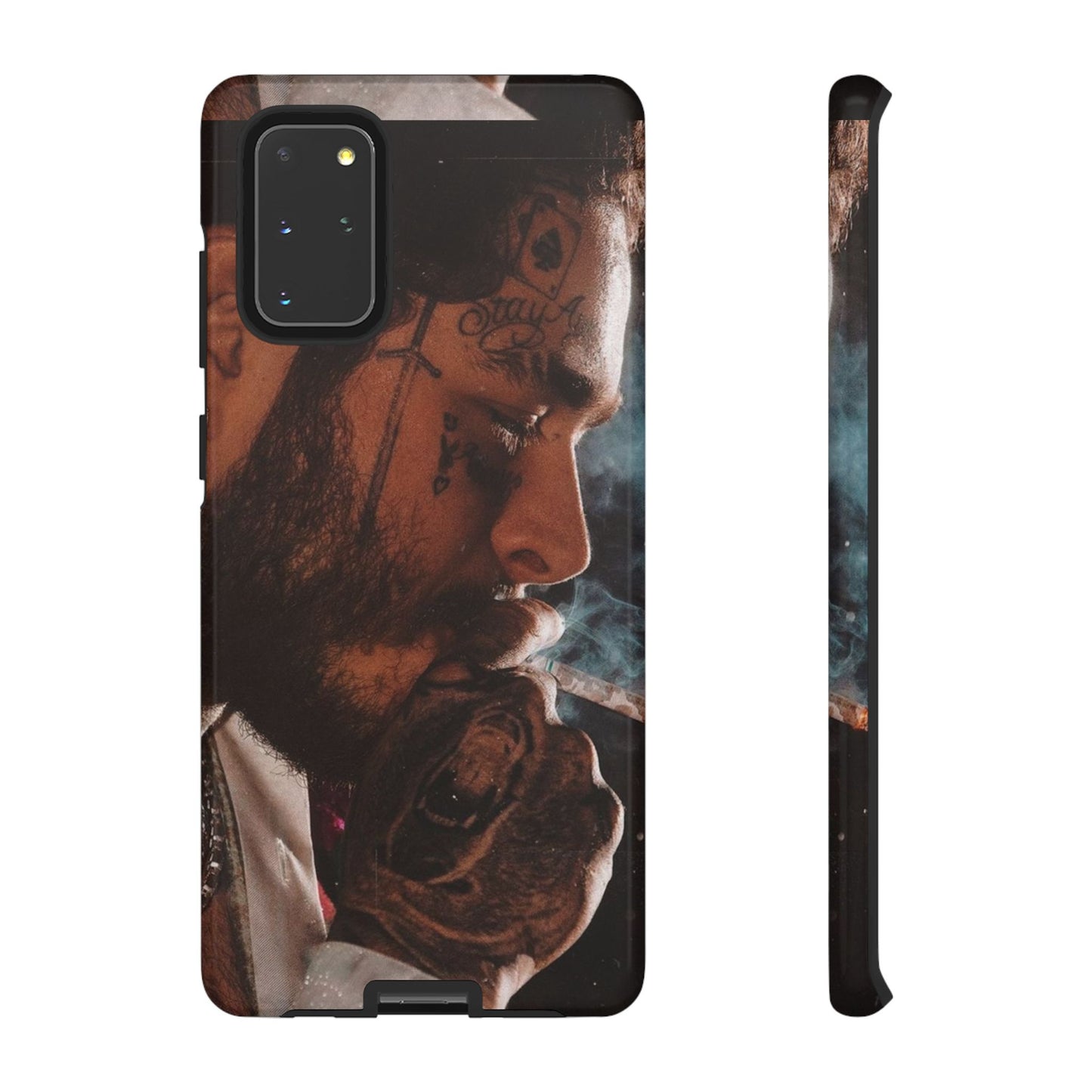 Post Malone Tough Cases for Fans - Artistic Phone Case with Smoky Vibe