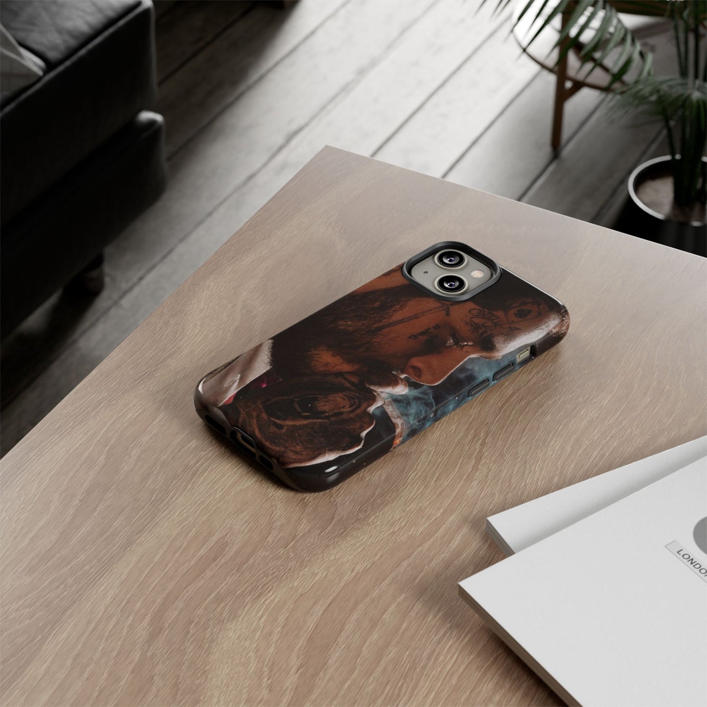 Post Malone Tough Cases for Fans - Artistic Phone Case with Smoky Vibe