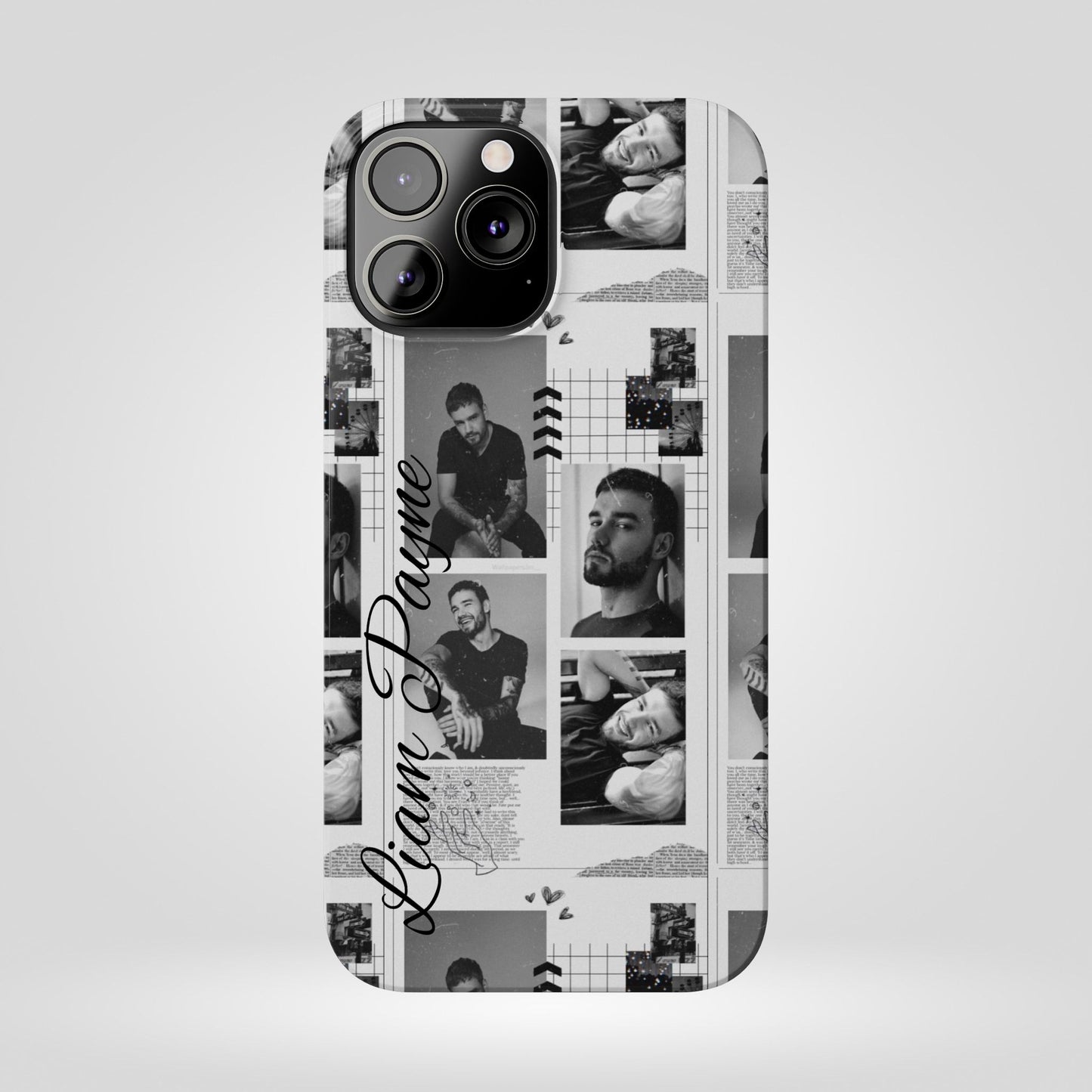 Liam Payne Slim Phone Case - Personalised Collage Design