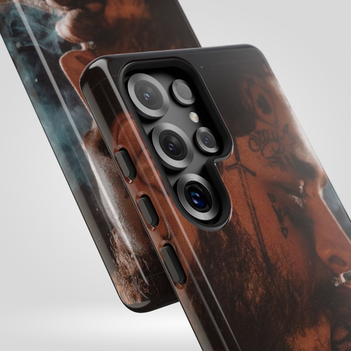 Post Malone Tough Cases for Fans - Artistic Phone Case with Smoky Vibe
