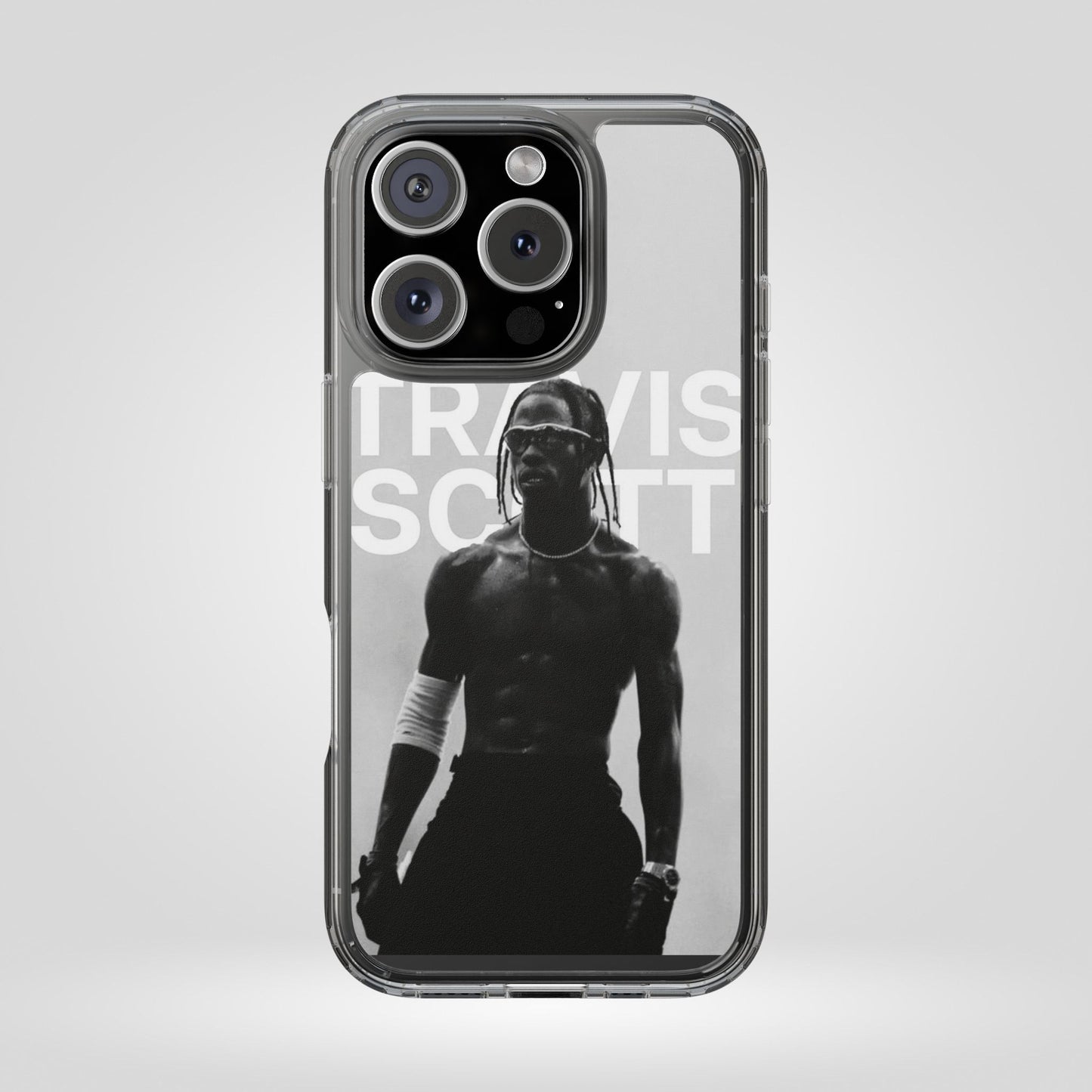Travis Scott Clear Phone Case - Sleek Design for Music Lovers