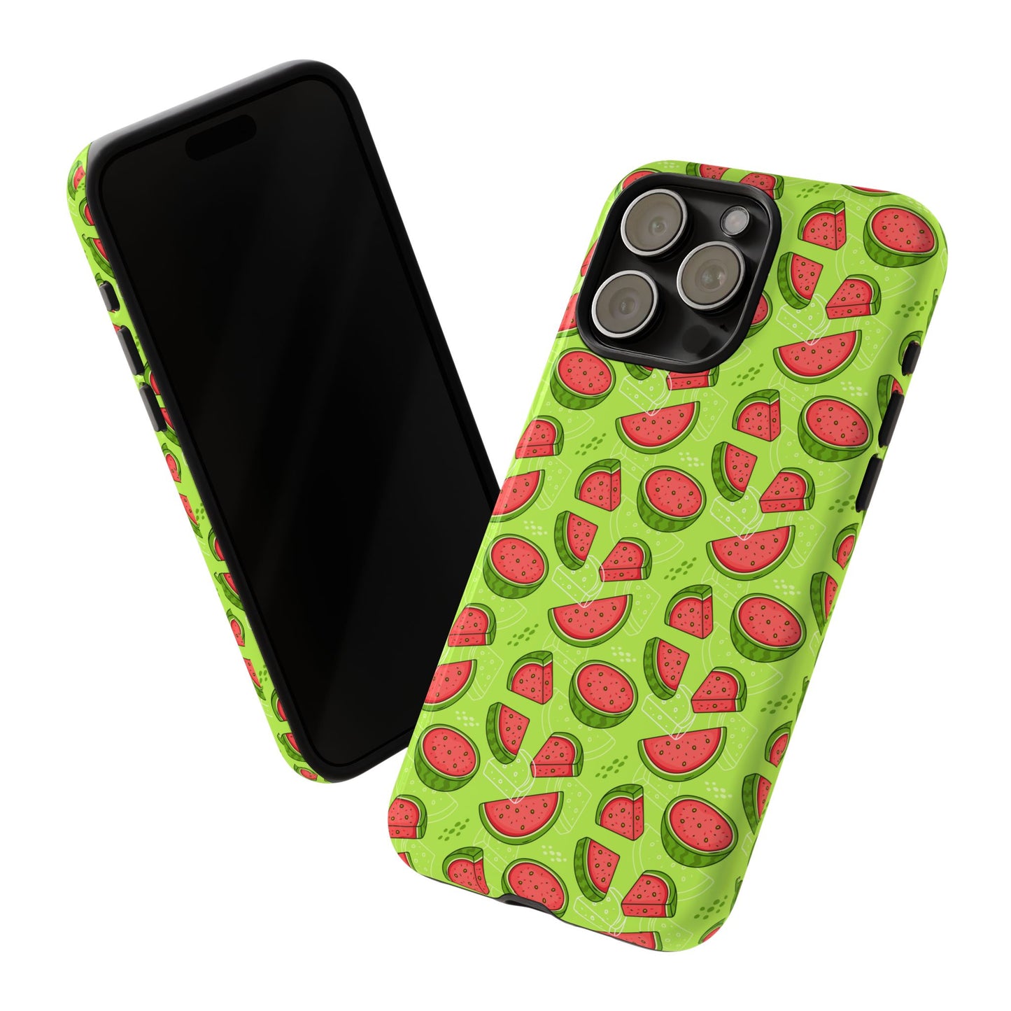 Watermelon Tough iPhone Case – Vibrant Fruit Phone Cover for Summer Vibes - Roe Creation