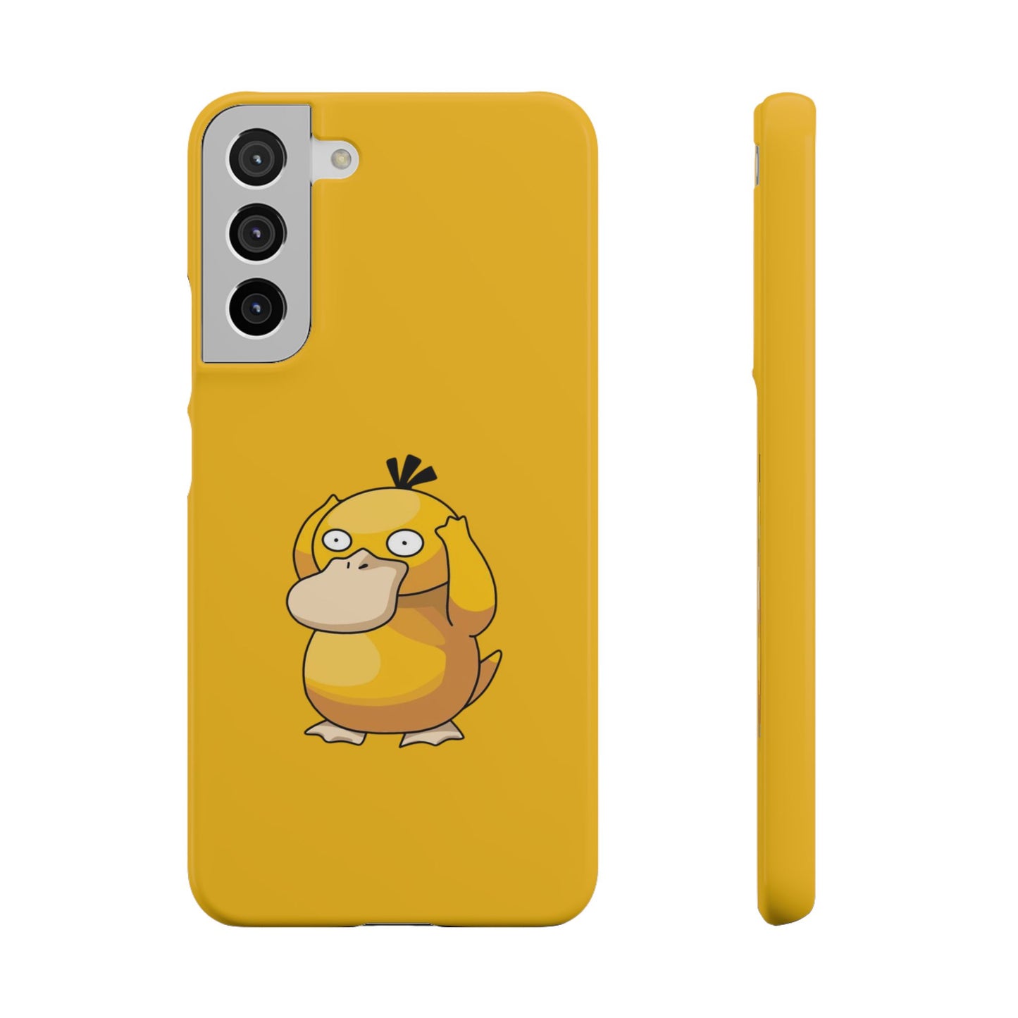 Psyduck Pokemon Snap Phone Cases, Yellow, Cartoon - iPhone, Samsung