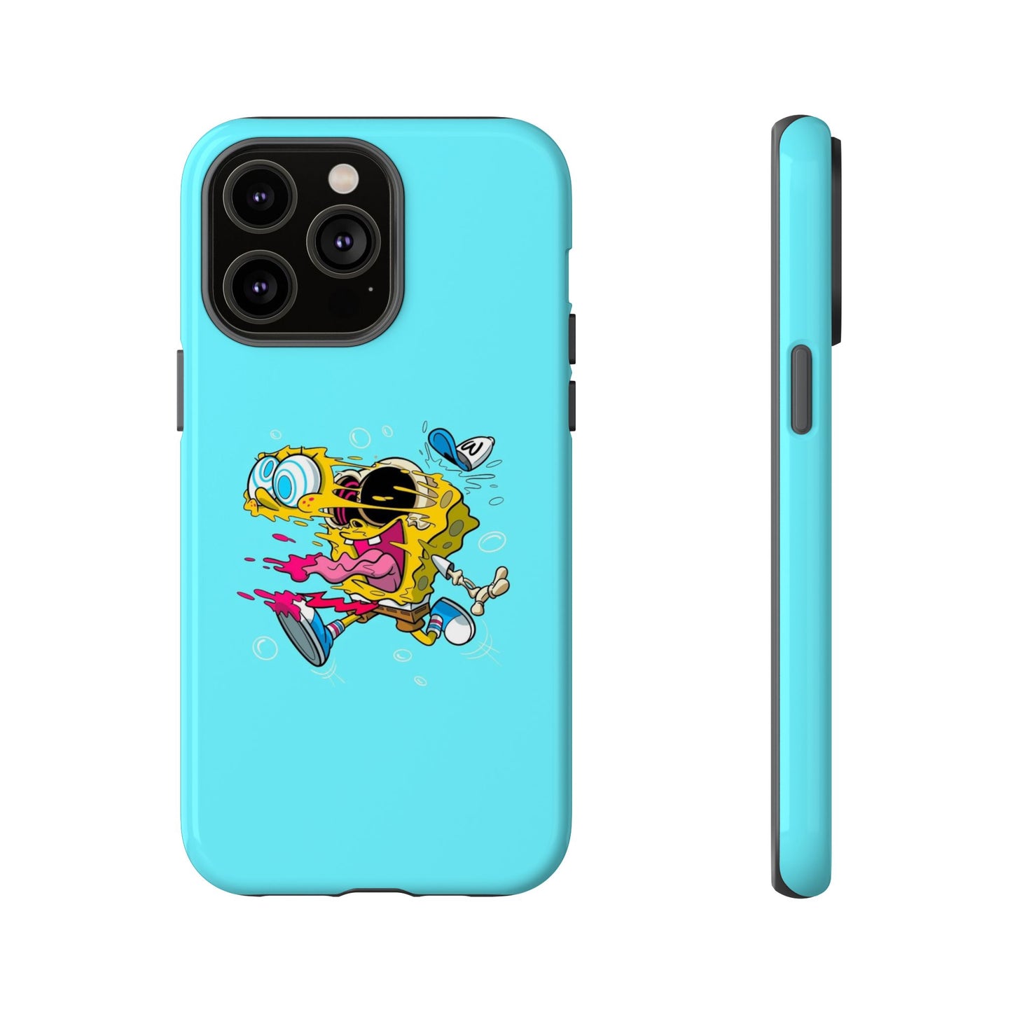 Funny SpongeBob Tough iPhone Case – Cartoon Vibes for Kids & Adults