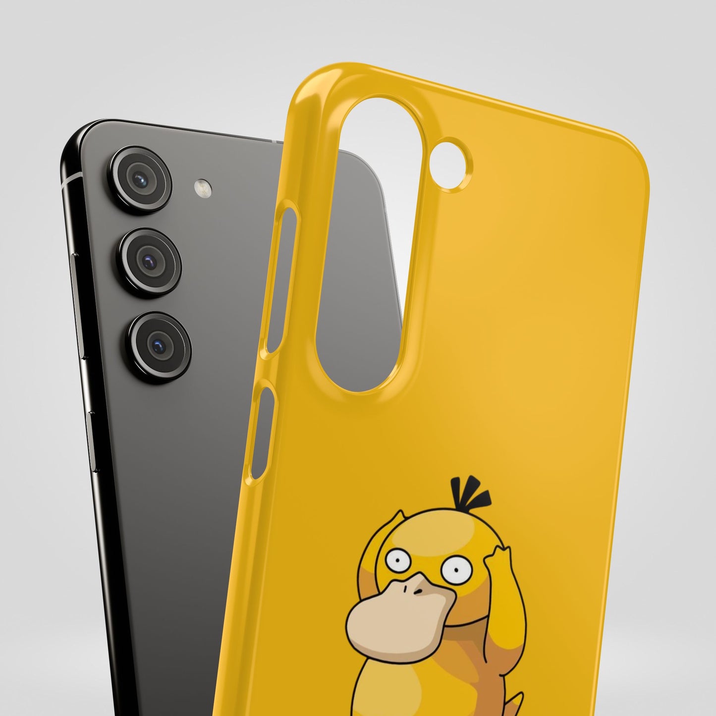 Psyduck Pokemon Snap Phone Cases, Yellow, Cartoon - iPhone, Samsung