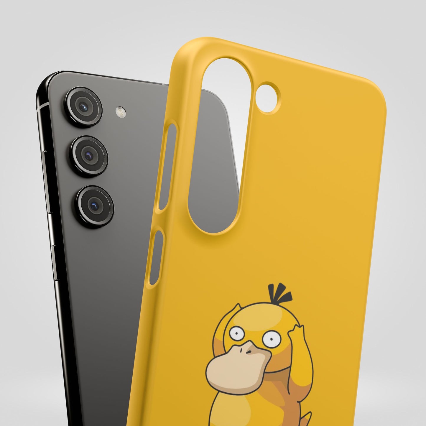 Psyduck Pokemon Snap Phone Cases, Yellow, Cartoon - iPhone, Samsung