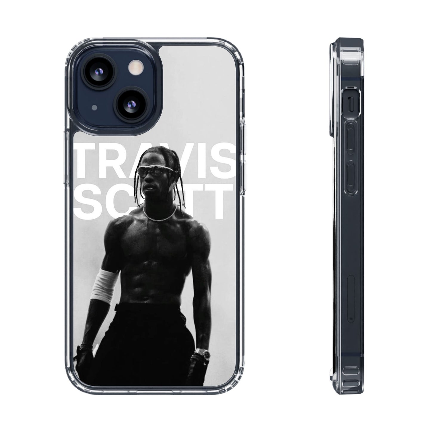 Travis Scott Clear Phone Case - Sleek Design for Music Lovers