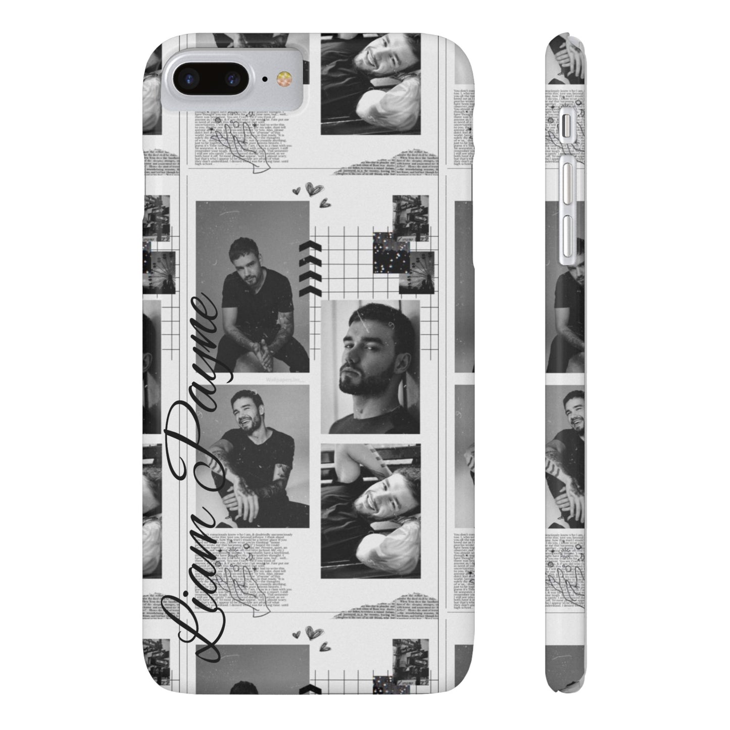Liam Payne Slim Phone Case - Personalised Collage Design