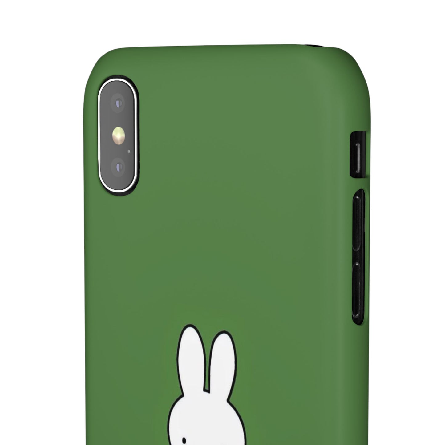 Miffy Phone Case, Snap Case, Green Miffy - iPhone, Samsung