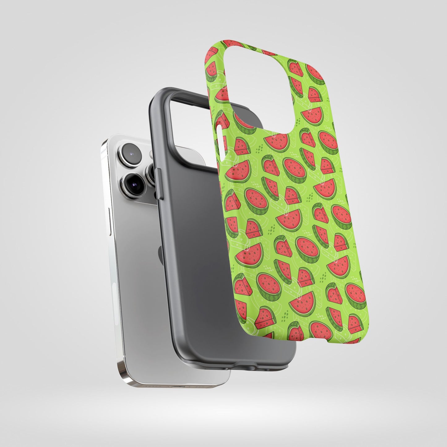 Watermelon Tough iPhone Case – Vibrant Fruit Phone Cover for Summer Vibes - Roe Creation