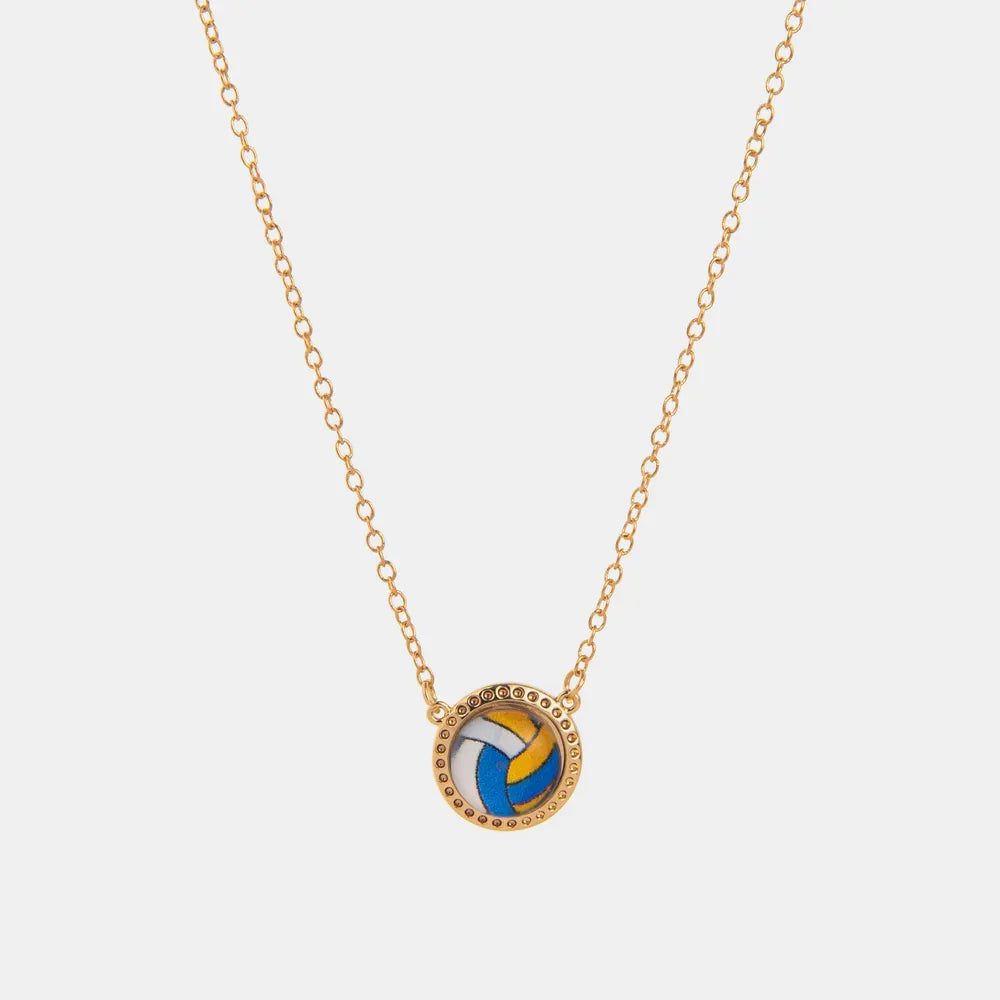 Sporty Element Resin Necklace - Roe Creation