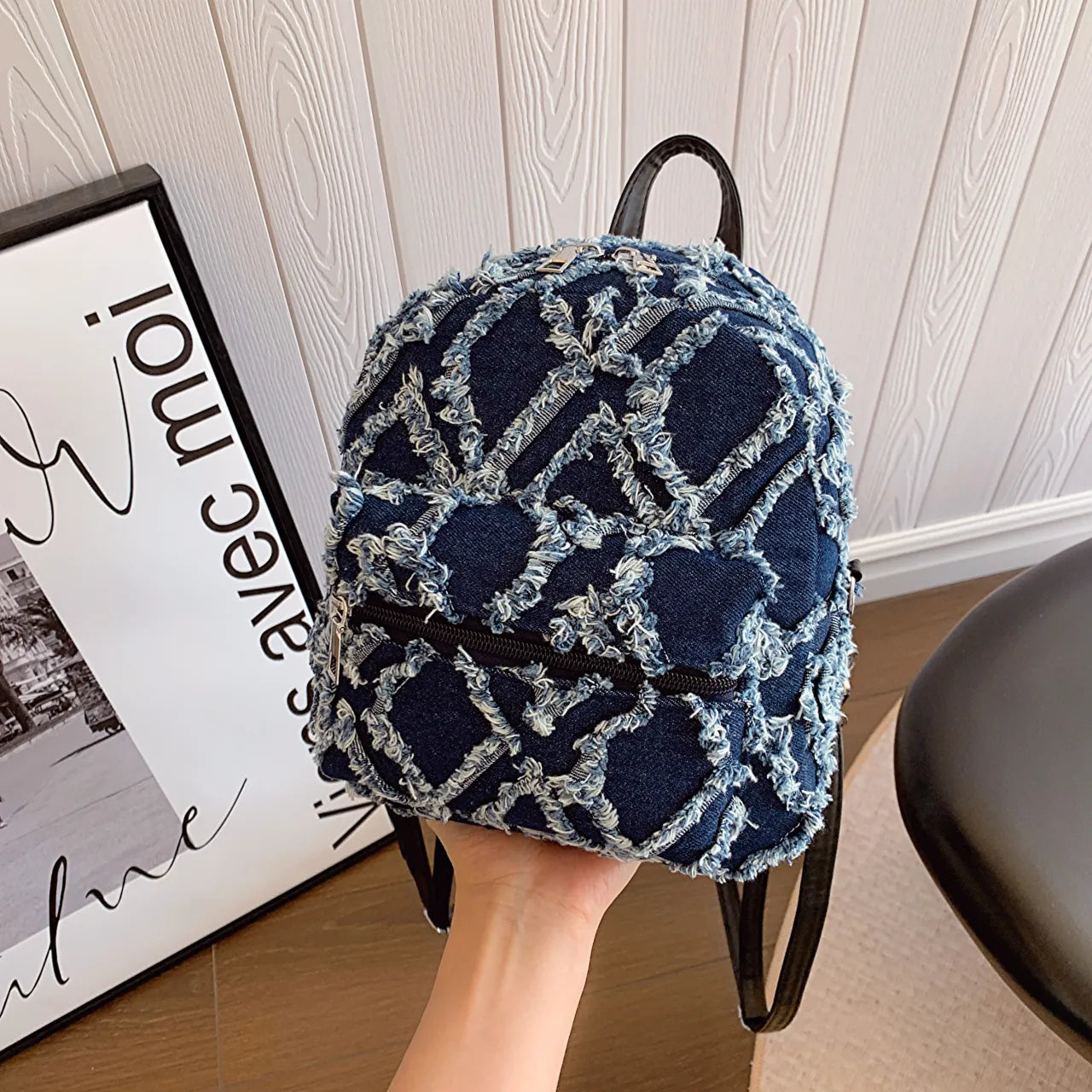 Fringe Edge Mini Backpack Bag - Roe Creation