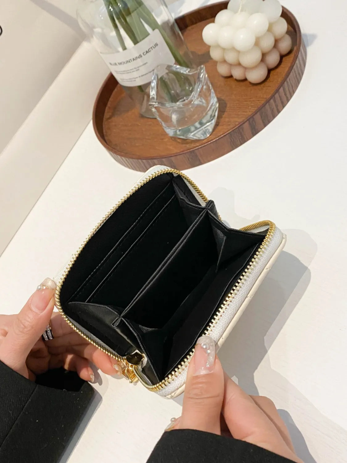 PU leather Solid Color Wallet - Roe Creation