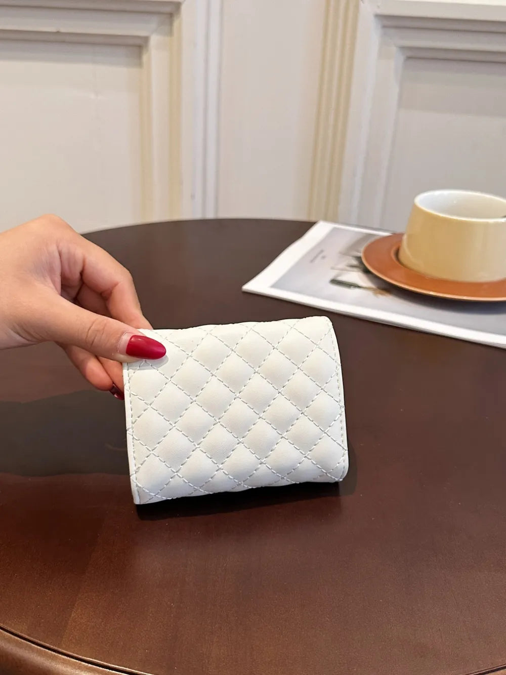 PU Leather Solid Color Wallet - Roe Creation