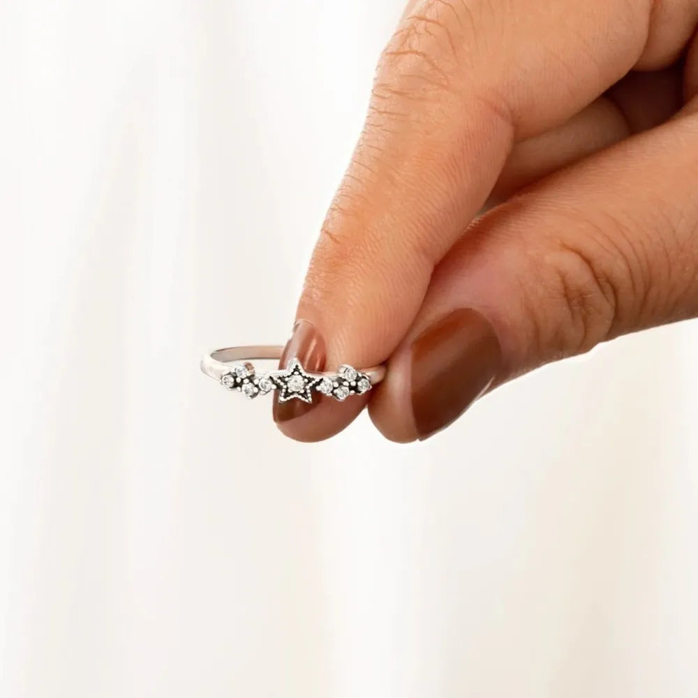925 Sterling Silver Star Ring - Roe Creation