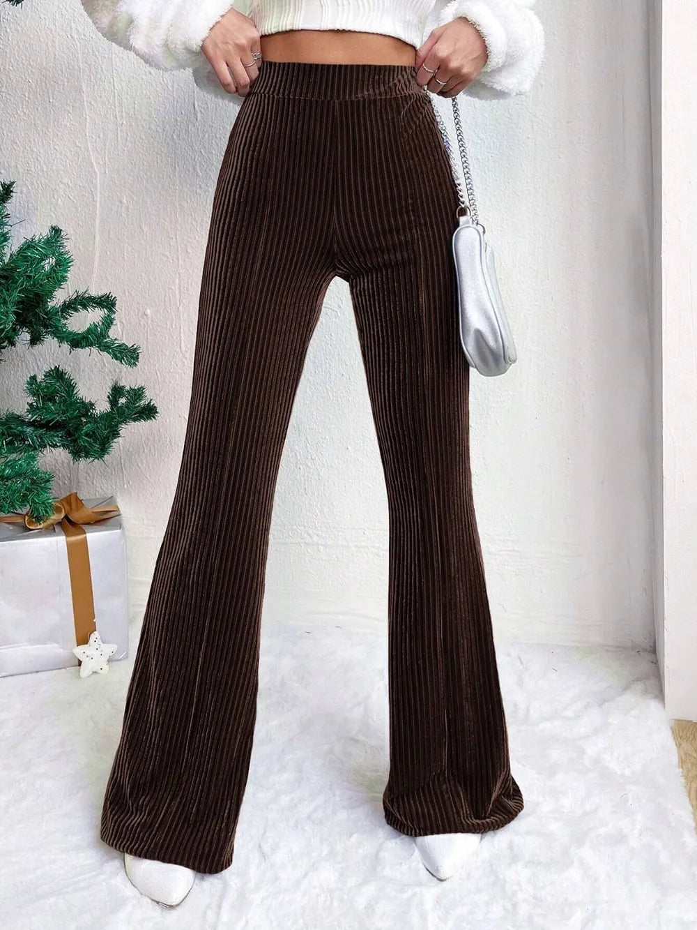 High Waist Flare Pants - Roe Creation