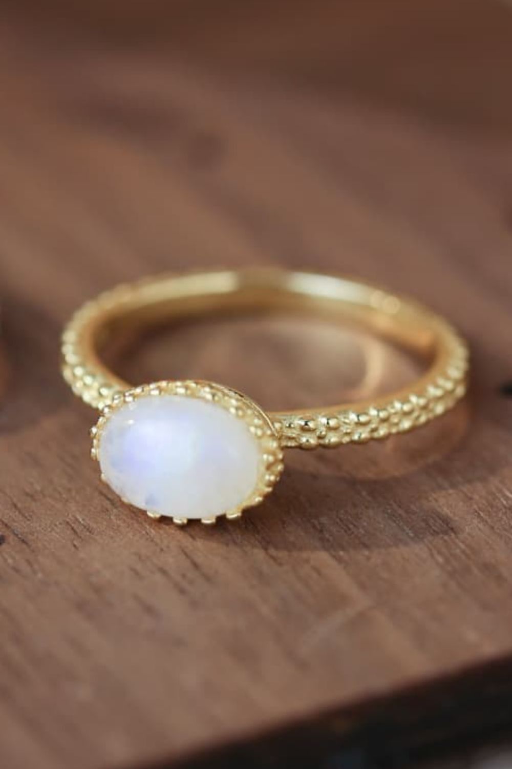 Moonstone 925 Sterling Silver Ring - Roe Creation