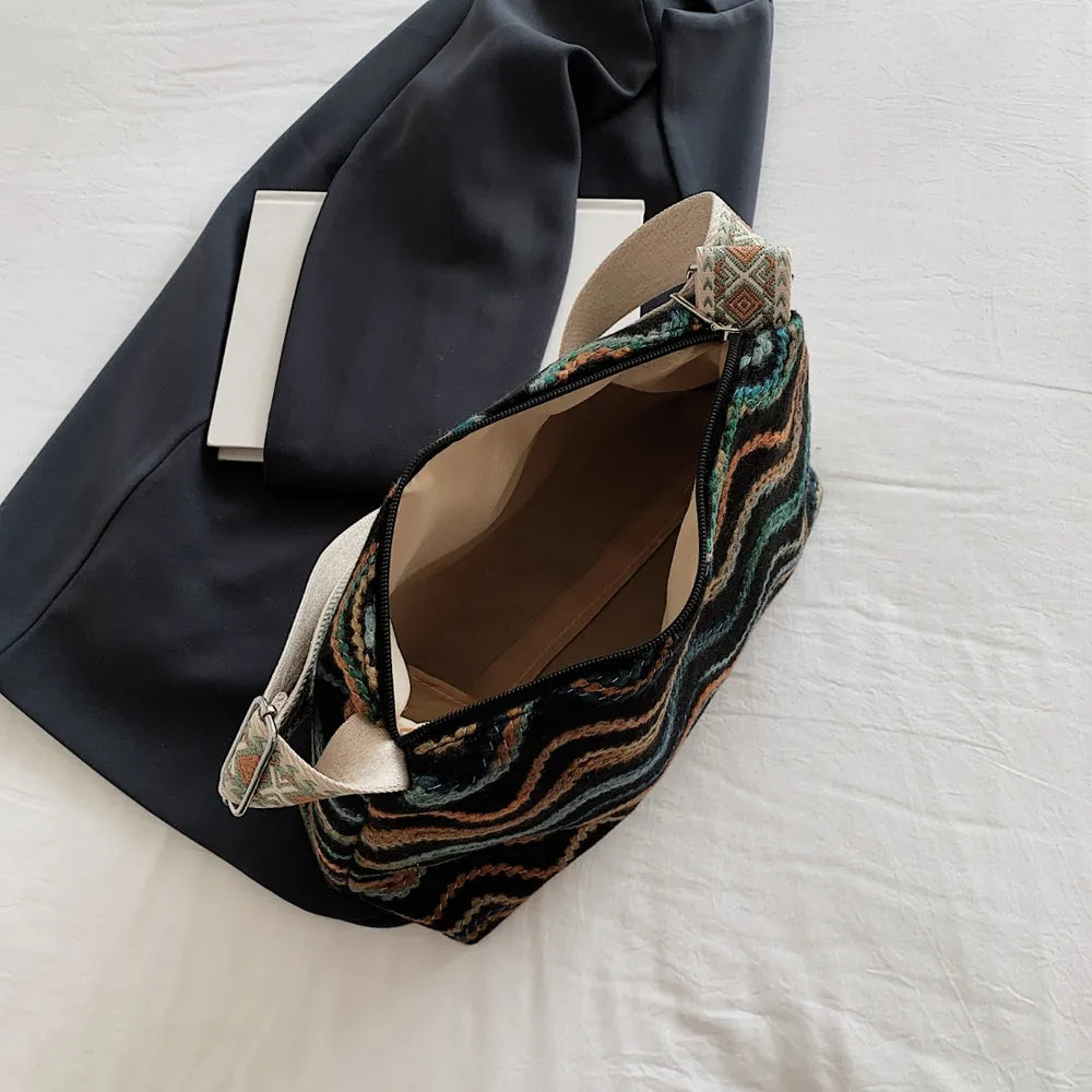 Vintage Medium Shoulder Bag with Adjustable Strap - Roe Creation