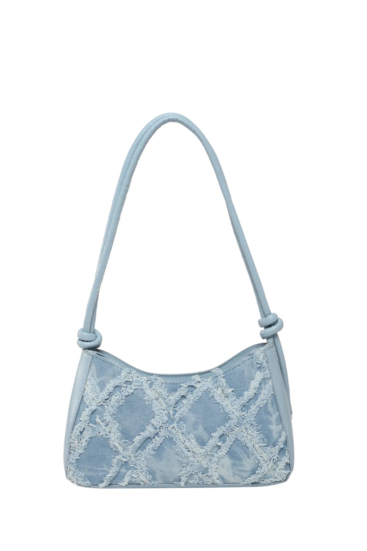 Raw Hem Shoulder Bag - Roe Creation