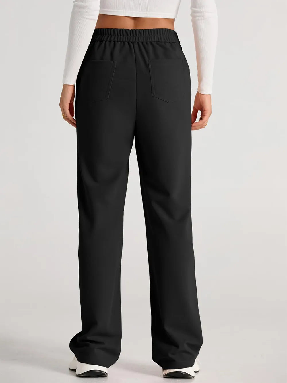 High Waist Wide Leg Pants - Roe Creation