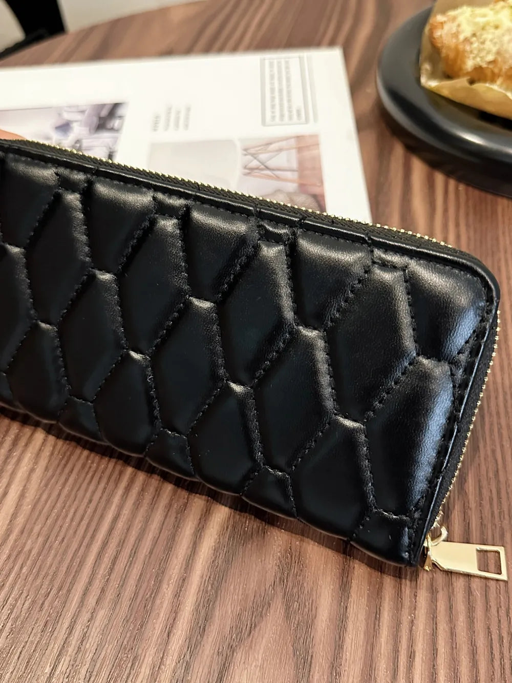 PU Leather Solid Color Wallet - Roe Creation